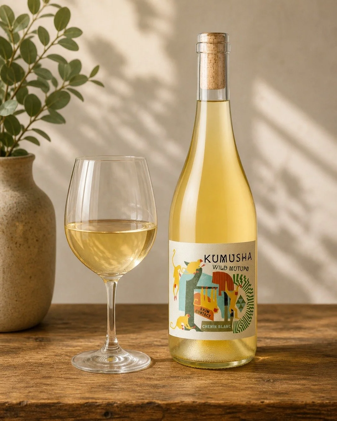 A Chenin Blanc with a little more edge.

Kumusha&rsquo;s Wild Mutupo Skin Contact Chenin Blanc is bold, expressive and refreshingly unfiltered. Hand-picked from bush vines, naturally fermented and given 7 days of skin contact, this wine carries beaut