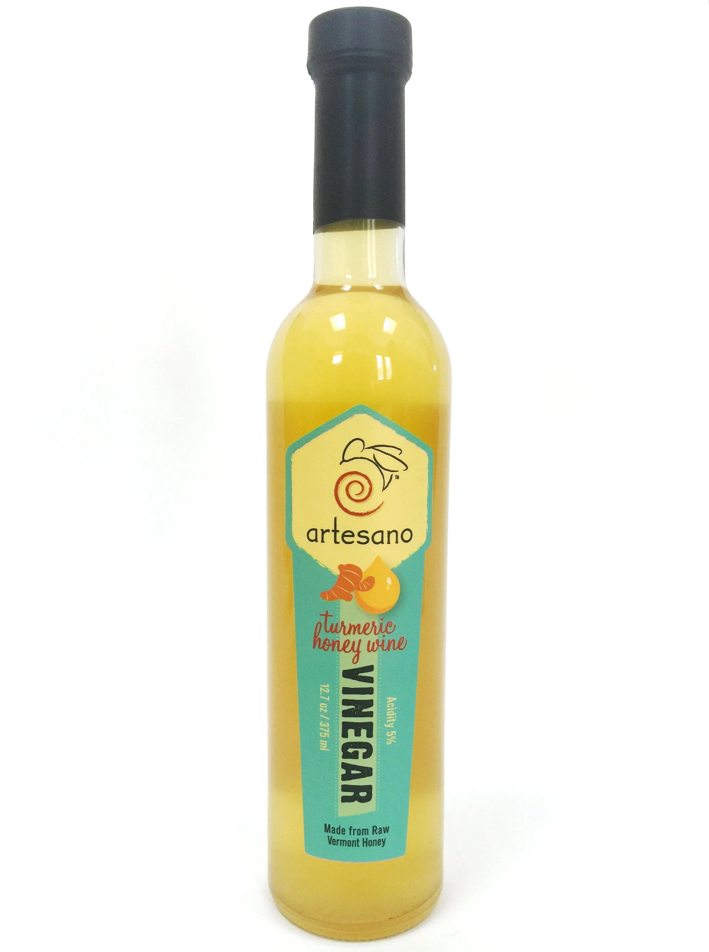 Turmeric Mead (Honey Wine) Vinegar 375mL — Artesano