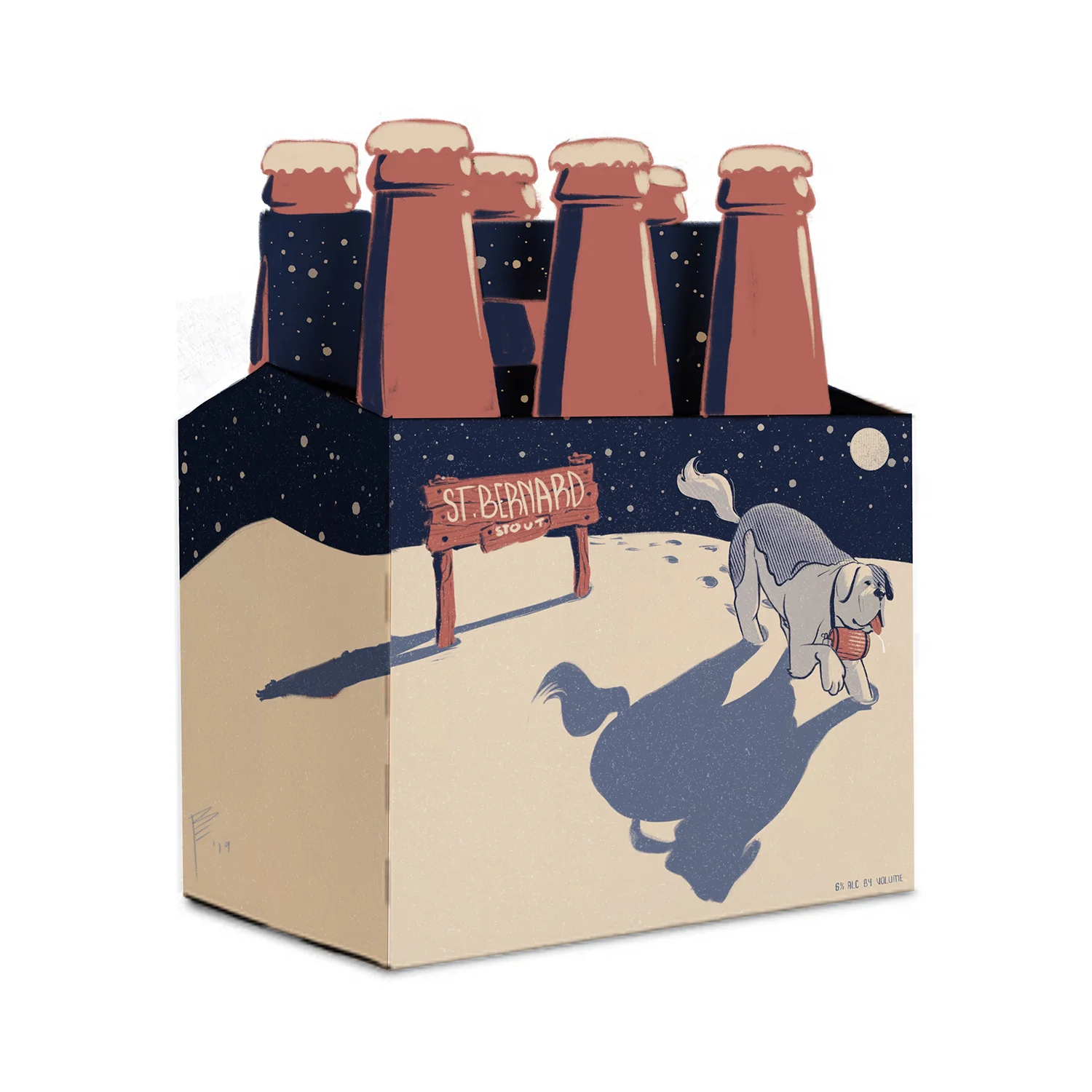  Mock up of the six-pack showing sides 1 and 2 