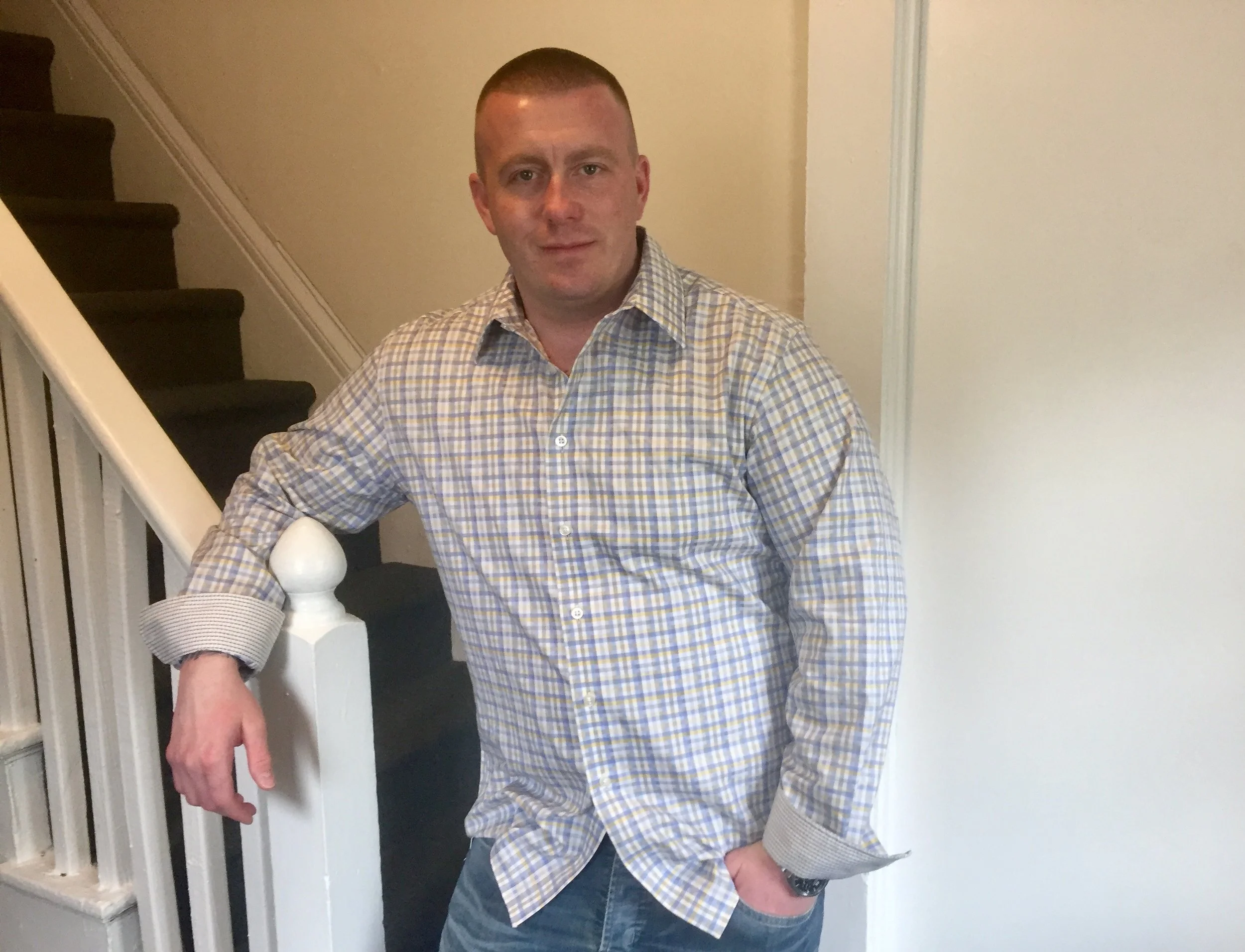 Eric Spofford is in long-term recovery himself. He's been running sober living housing in N.H. since 2008. Paige Sutherland/NHPR