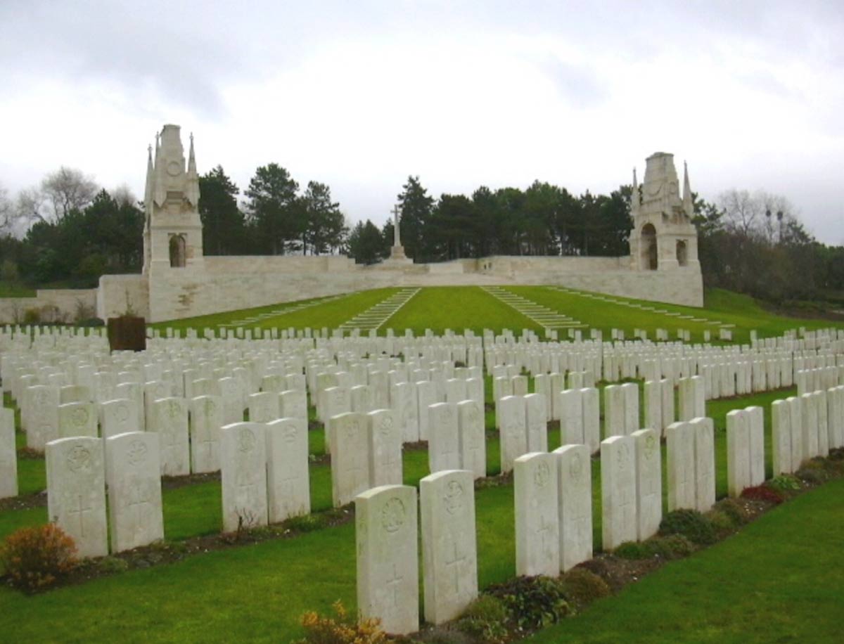 Etaples Military Cemetery, Nord-Pas-de-Calais, France. Photo provided by Marilyne Lambert