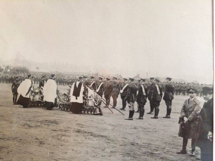 Thomas H. Ford (second from the L in the group of four men on the right). Prince Edward first from the L. Gord Steinke, Global News