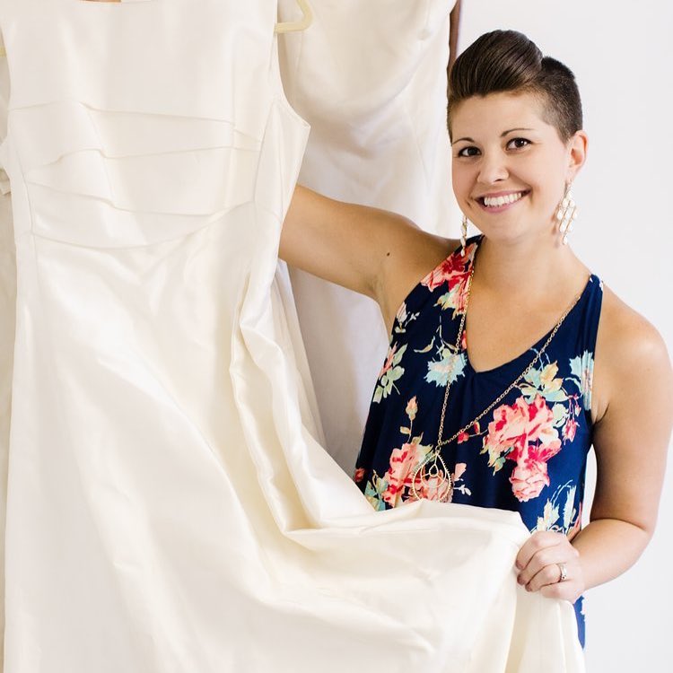 Nicole Brough, owner of Your Big Day, created the Dress Rescue event to help Pittsburgh and western Pennsylvania brides who lost their dresses when Alfred Angelo closed unexpectedly in July. Photo by Nicole Cassano for Rust Belt Life .