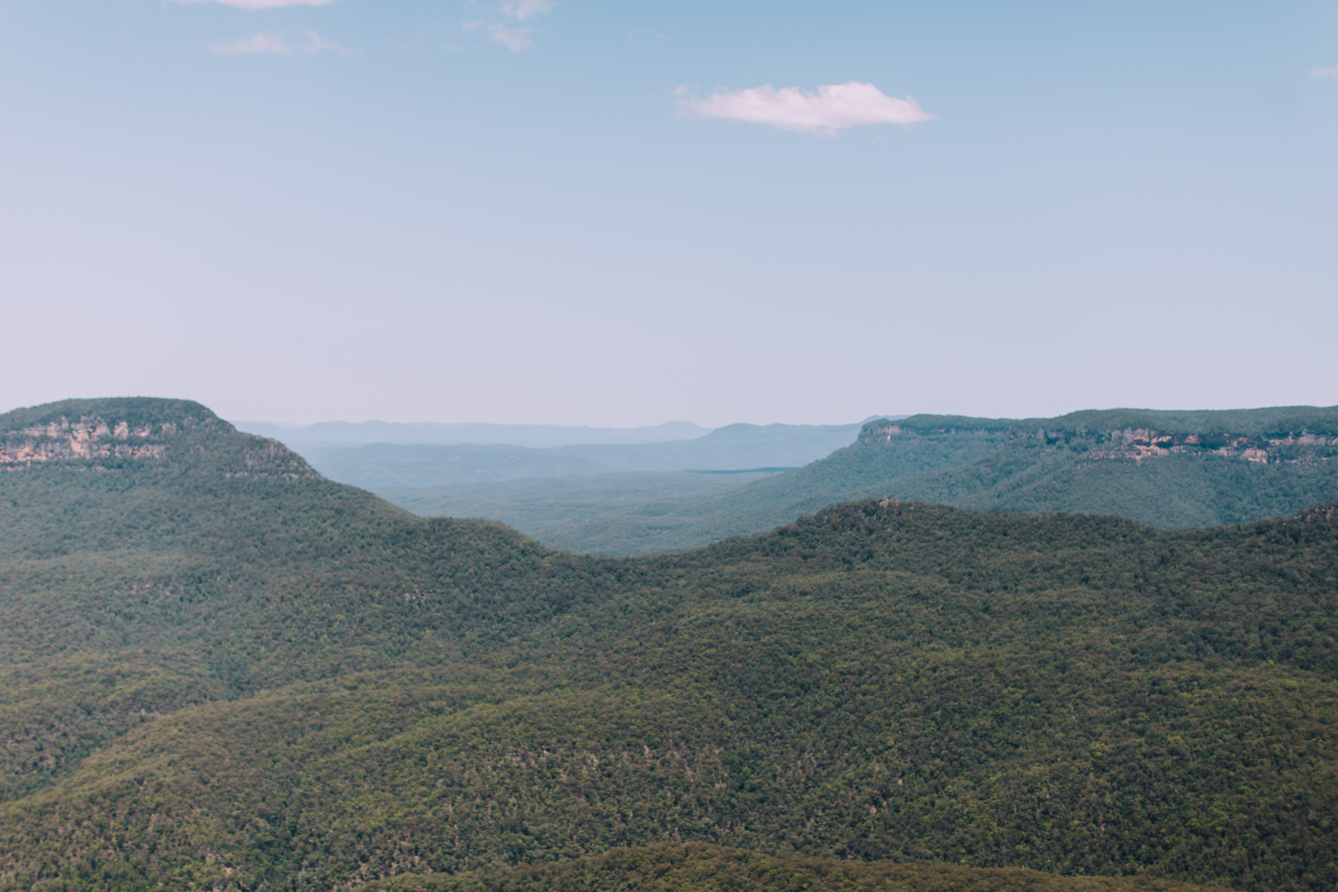 the mountains in all their green glory. we also hiked to see some waterfalls through a nice shaded path with amazing views.