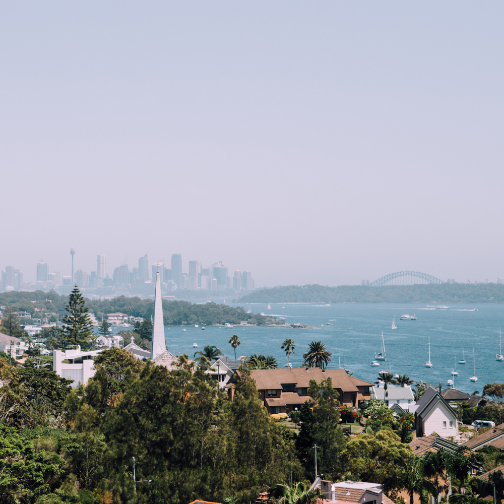 view of the city from watson's bay