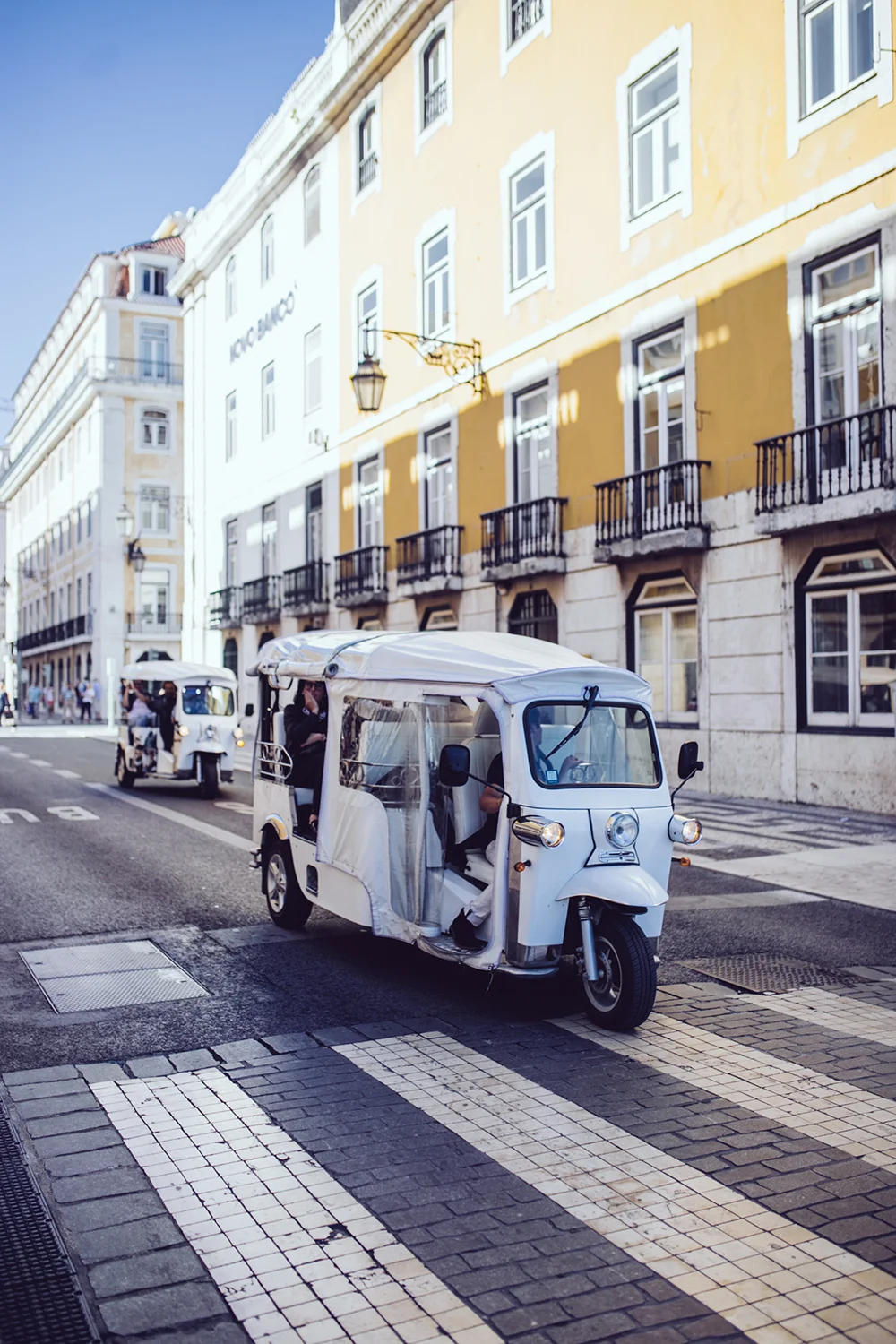 a good way to see the city - jump in one of the tuk tuks