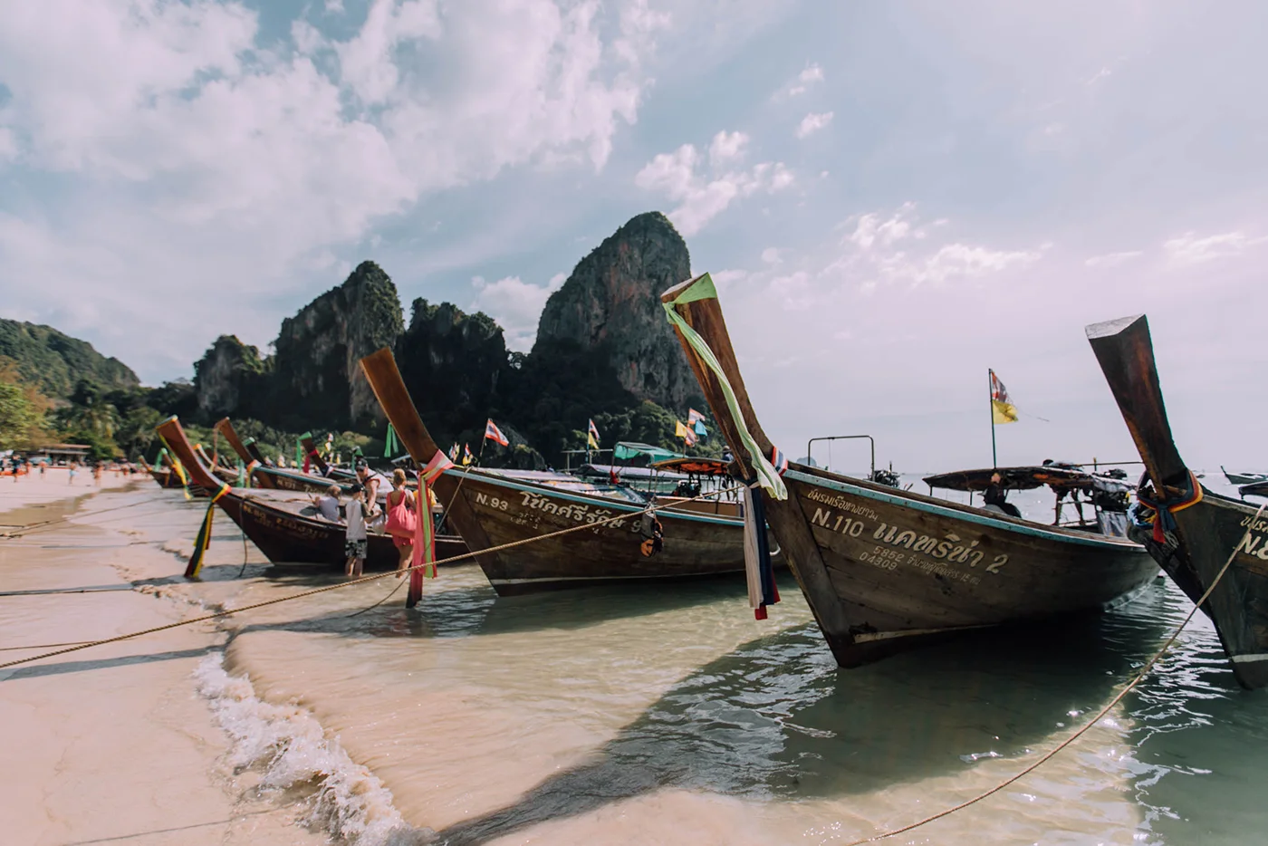 the main railay beach