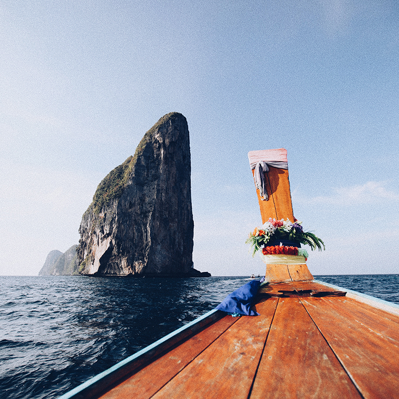 stunning views approaching phi phi le