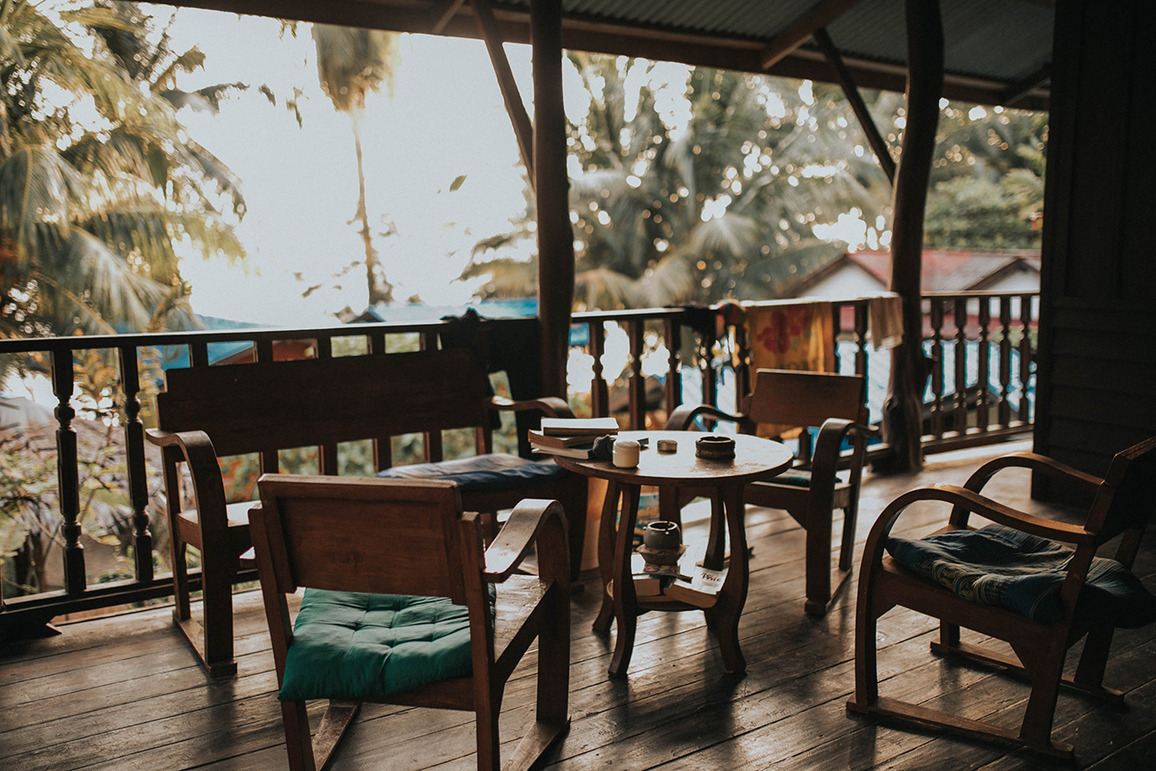 our cute lil balcony on koh phangan