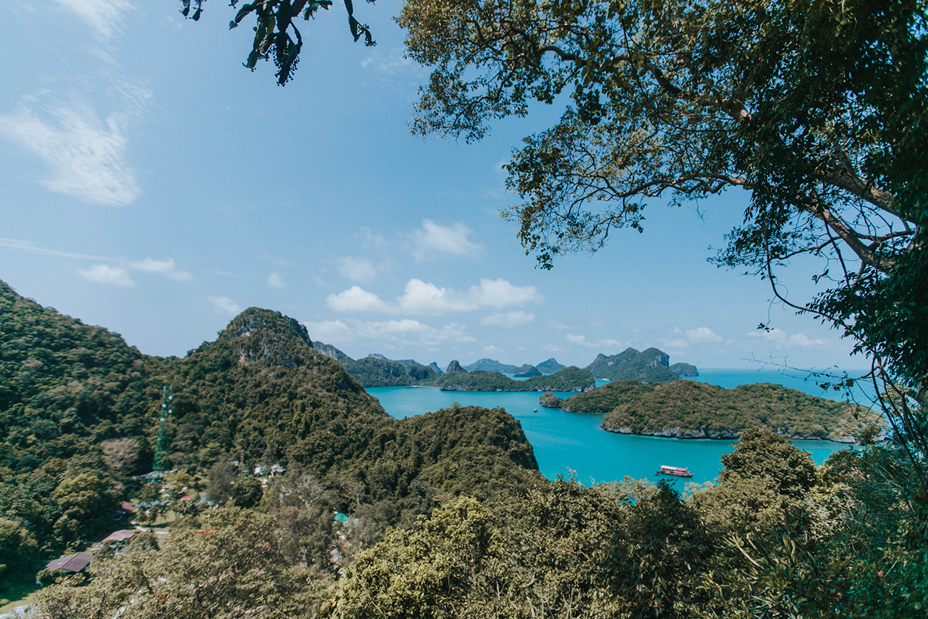 ang thong national park hike views