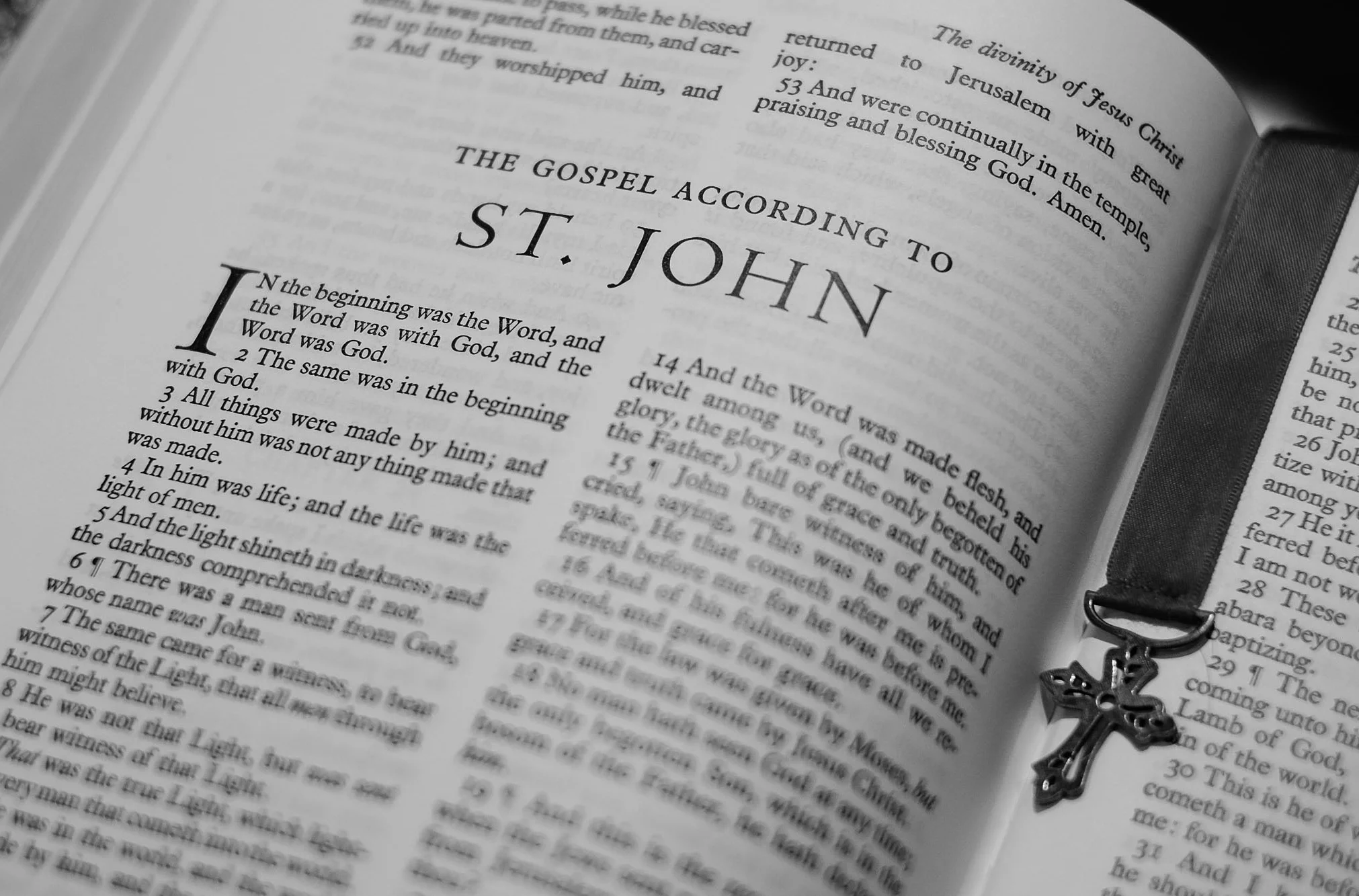 We are currently in a sermon series on the Gospel of John.
