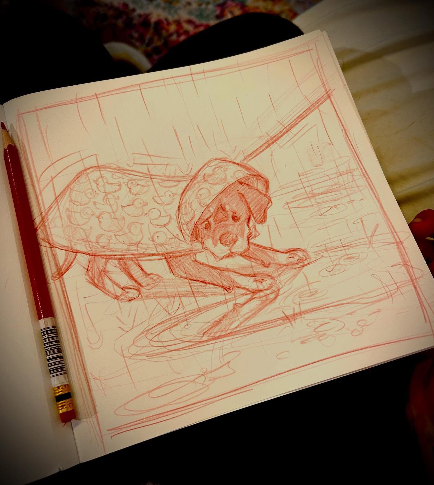 My sweet Bear is such an innocent little being 🥰🥹 Without realizing it, we took are first walk in the rain the other day, and poor Guy was afraid of the puddles 🥹🥲!