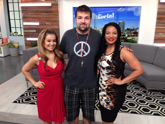 on the set of the social with two cohosts.png