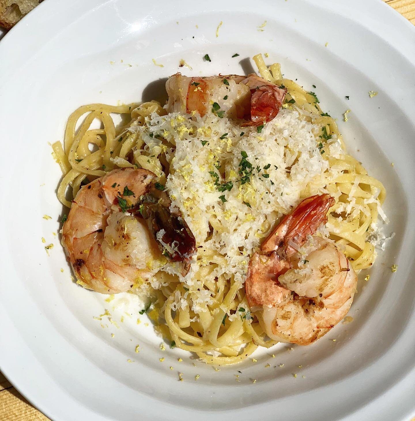 HAPPY NATIONAL SHRIMP SCAMPI DAY! 🍤 We&rsquo;re doing a special shrimp scampi pasta all weekend to celebrate! 🍤✨🍝 

Hours of operation: 
Tuesday 4-9pm
Wednesday-Saturday 12-9pm
Sunday 12-8pm

🎉 Join us for Happy Hour 🎉
Wednesday &amp; Thursday 4