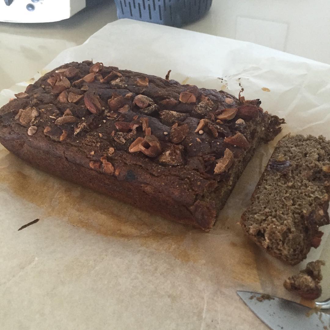 Husband says I feel like banana bread… Wifey delivers! Ha not always but in this case I did have three lonely black bananas in the freezer that were going to turn into icecream but this will do. Hurry home @evoprimefitness – it’s a good one! #glutenfree #sugarfree #wholefoods #nutrients #nutrition #greenbananaflour #prebiotics #noshitflour #buckwheat #almondmeal #nutrientdense #afternoontea #FDN #health #evoprimefitness #evoprimefitnessteam