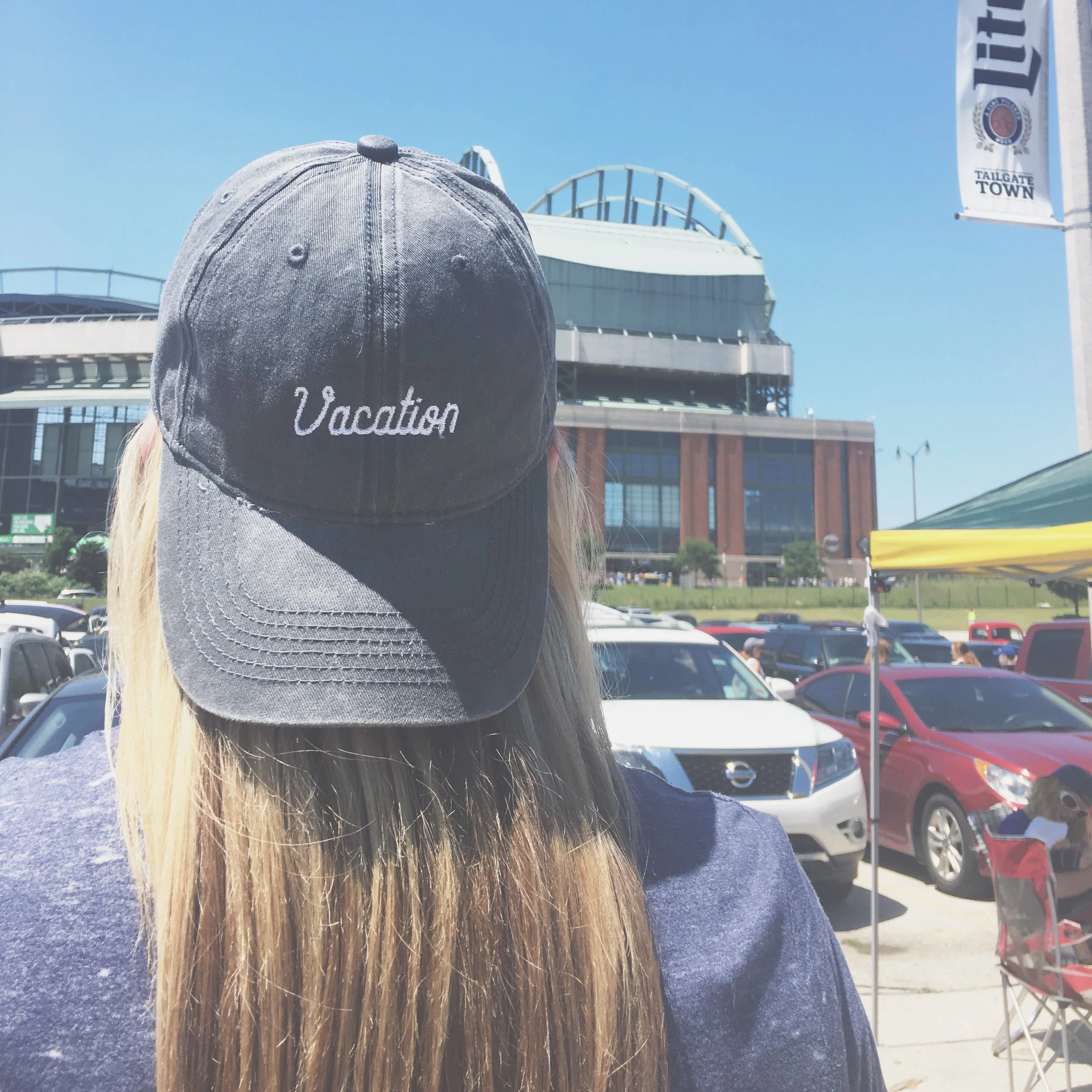 How cool are these hats my sister Molly made for us??