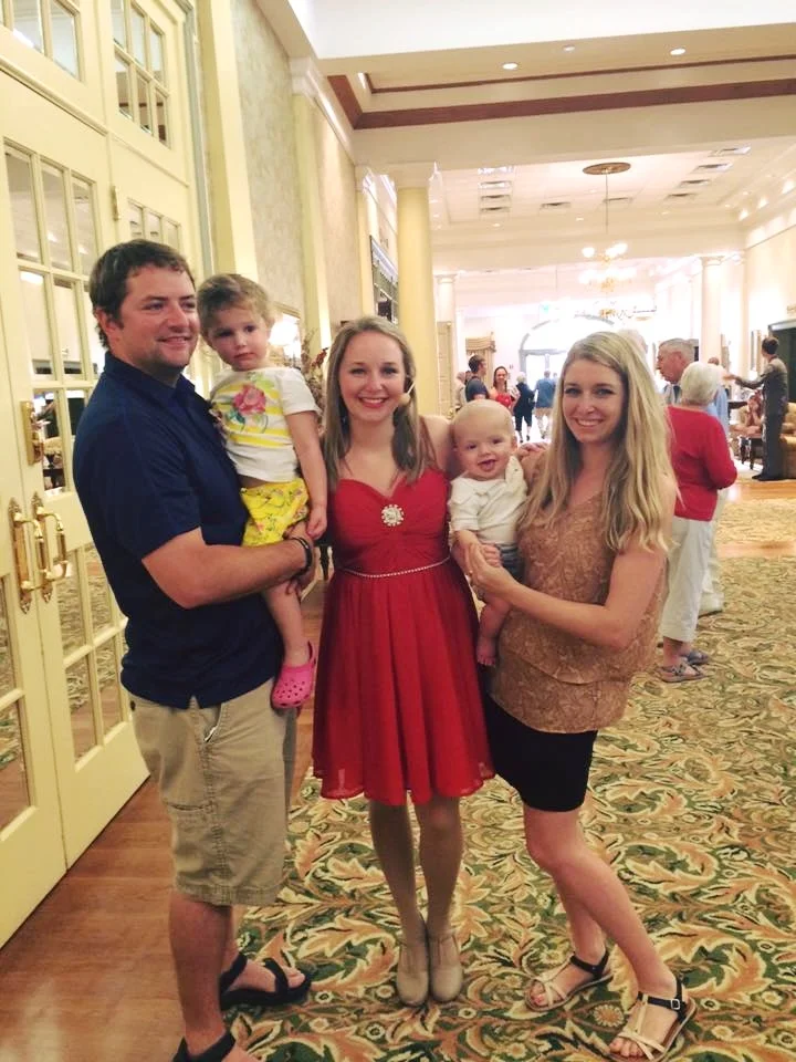 Me, Emily, and her family of 4 (they've since added another boy to the mix!)