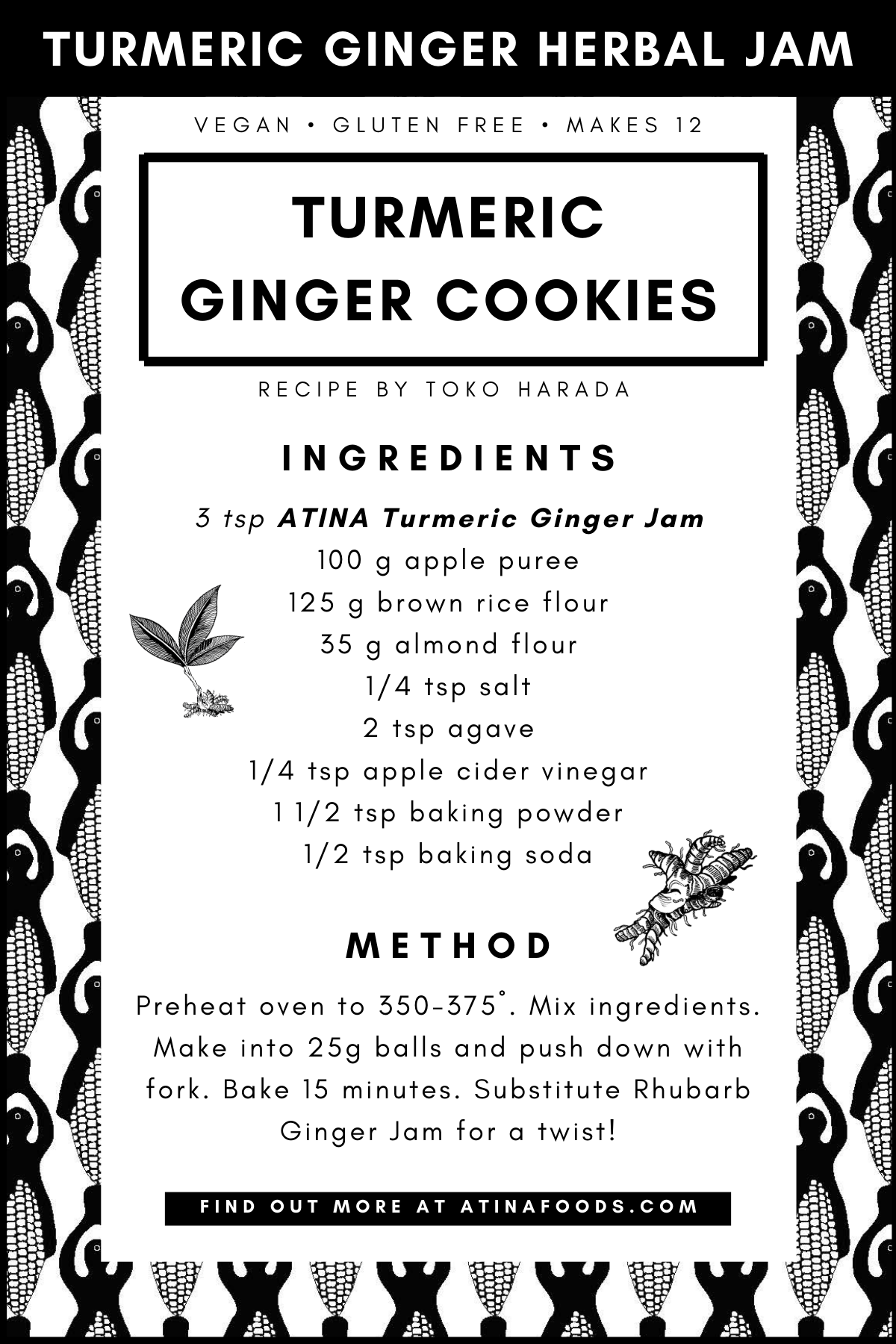 TURMERIC GINGER Herbal Jam — atinafoods