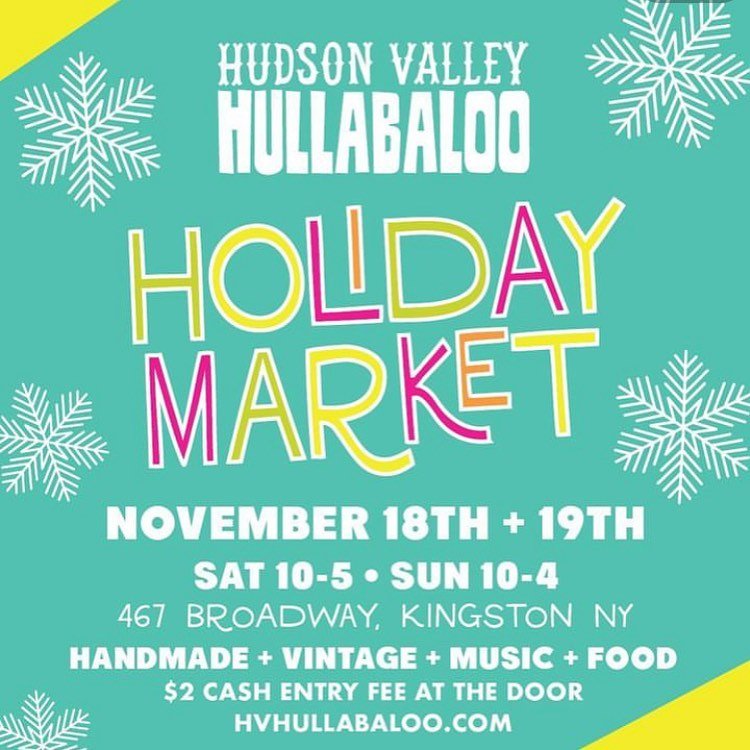 2 holiday hubbas we will be at with our edible and hullabalooza wares! can't wait for you to try some new things! with oodles of great local makers! 🎉HULLABALOO november 18/19th Kingston! @hudsonvalleyhullabaloo 
💥EDIBLE MAGS FOOD &amp; DESIGN Dec9