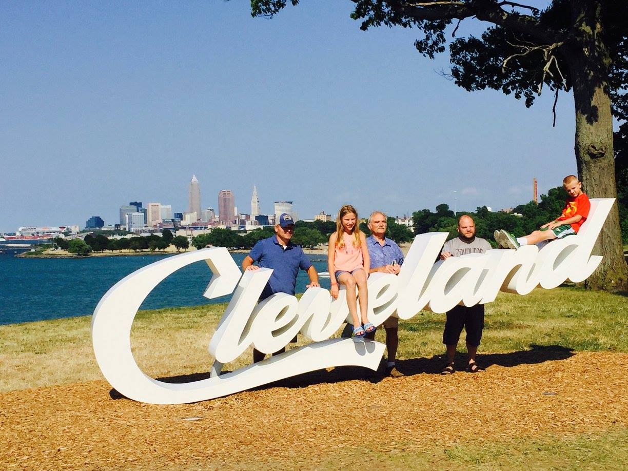 Cleveland, where else, in summer of 2016.