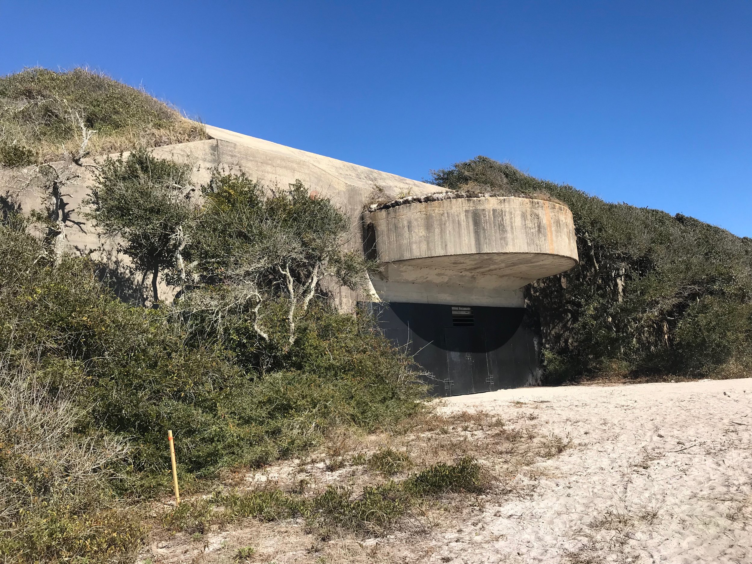 Battery Langdon, a World War I vintage coastal battery on the Florida Panhandle, could hit a target 17 miles out to sea. 
