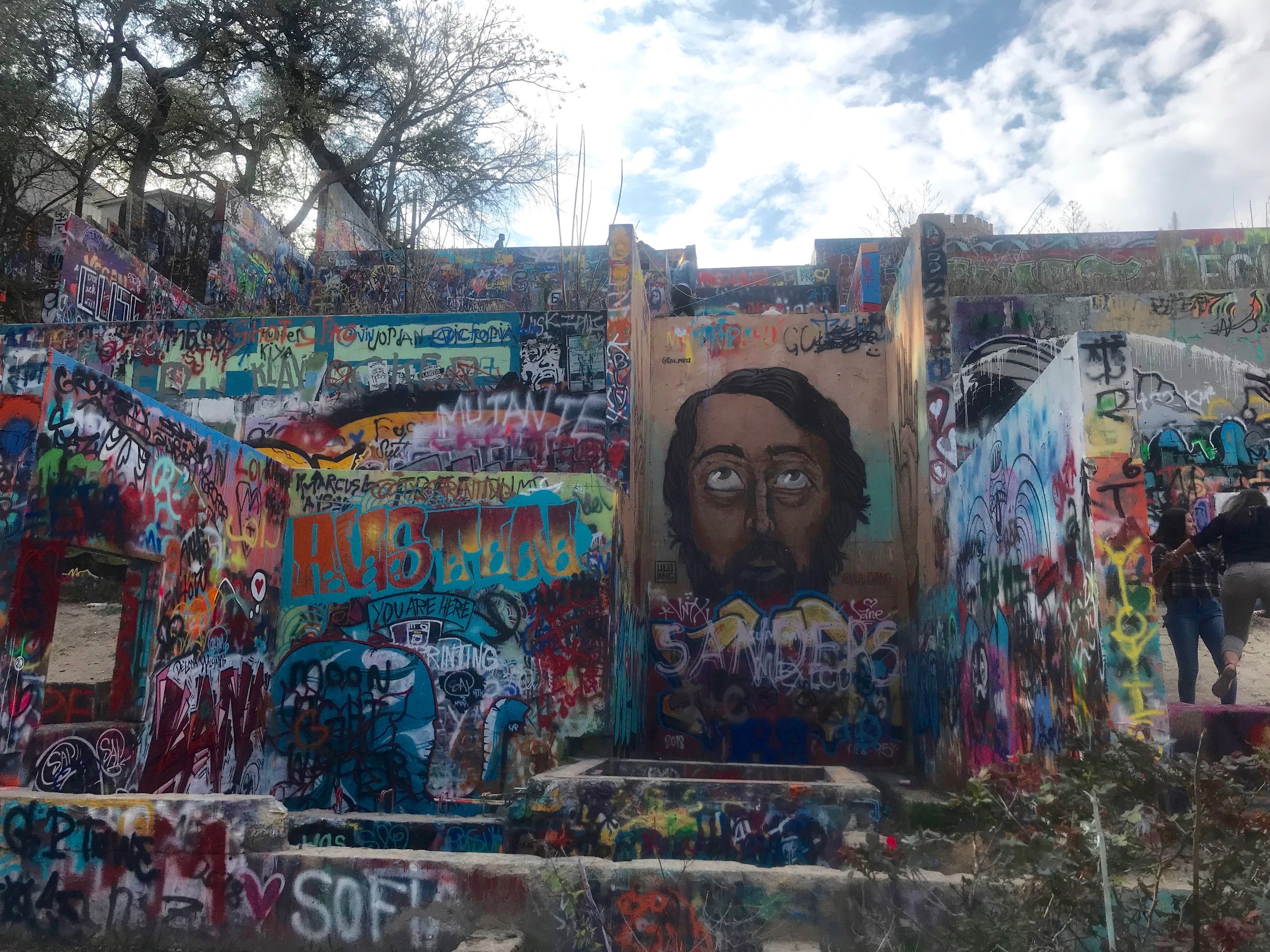  Austin's Graffiti Park - officially known as the Hope Outdoor Gallery - invites people to express themselves with spray paint. 