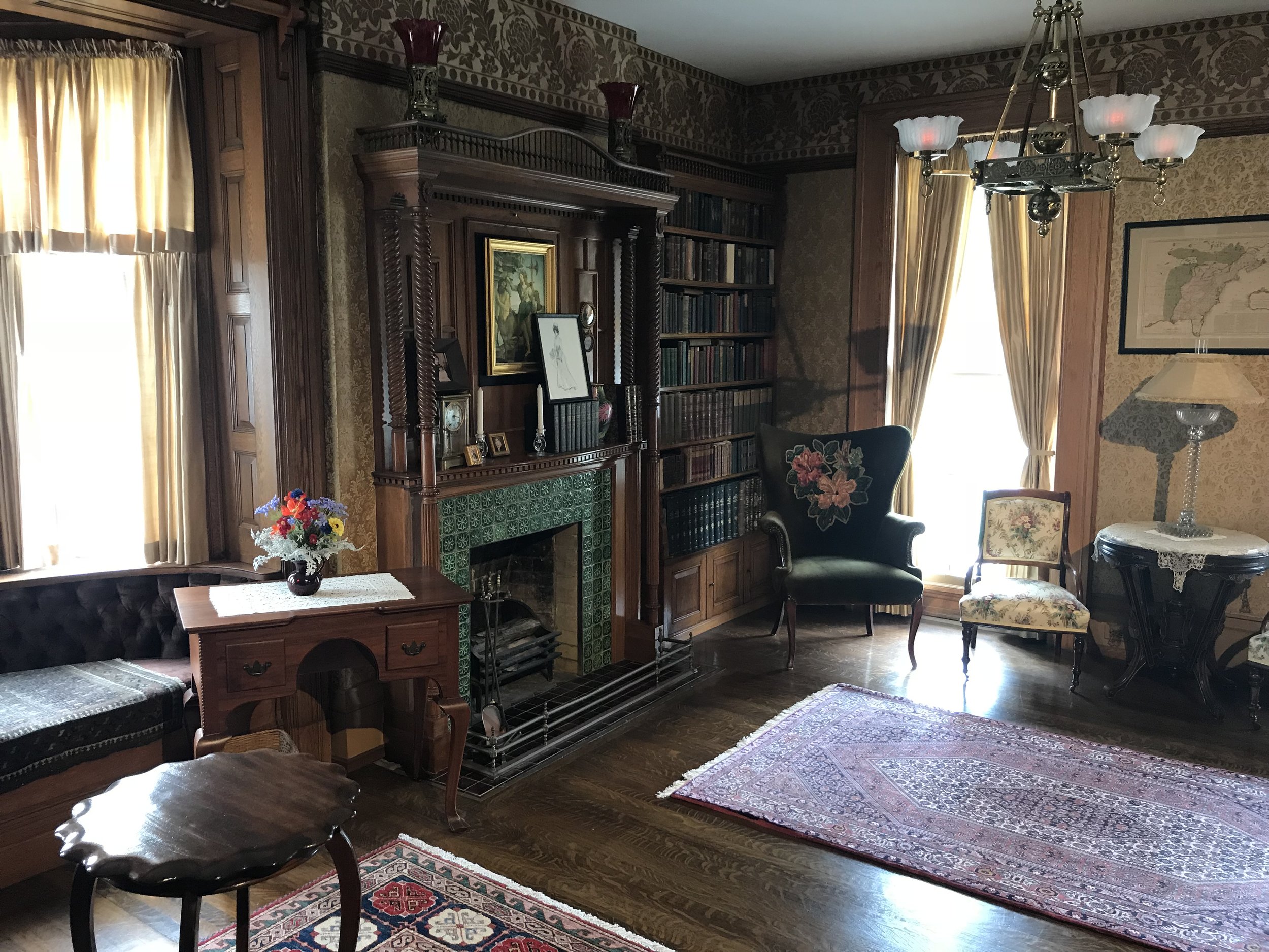  The parlor in which Roosevelt was sworn in. 