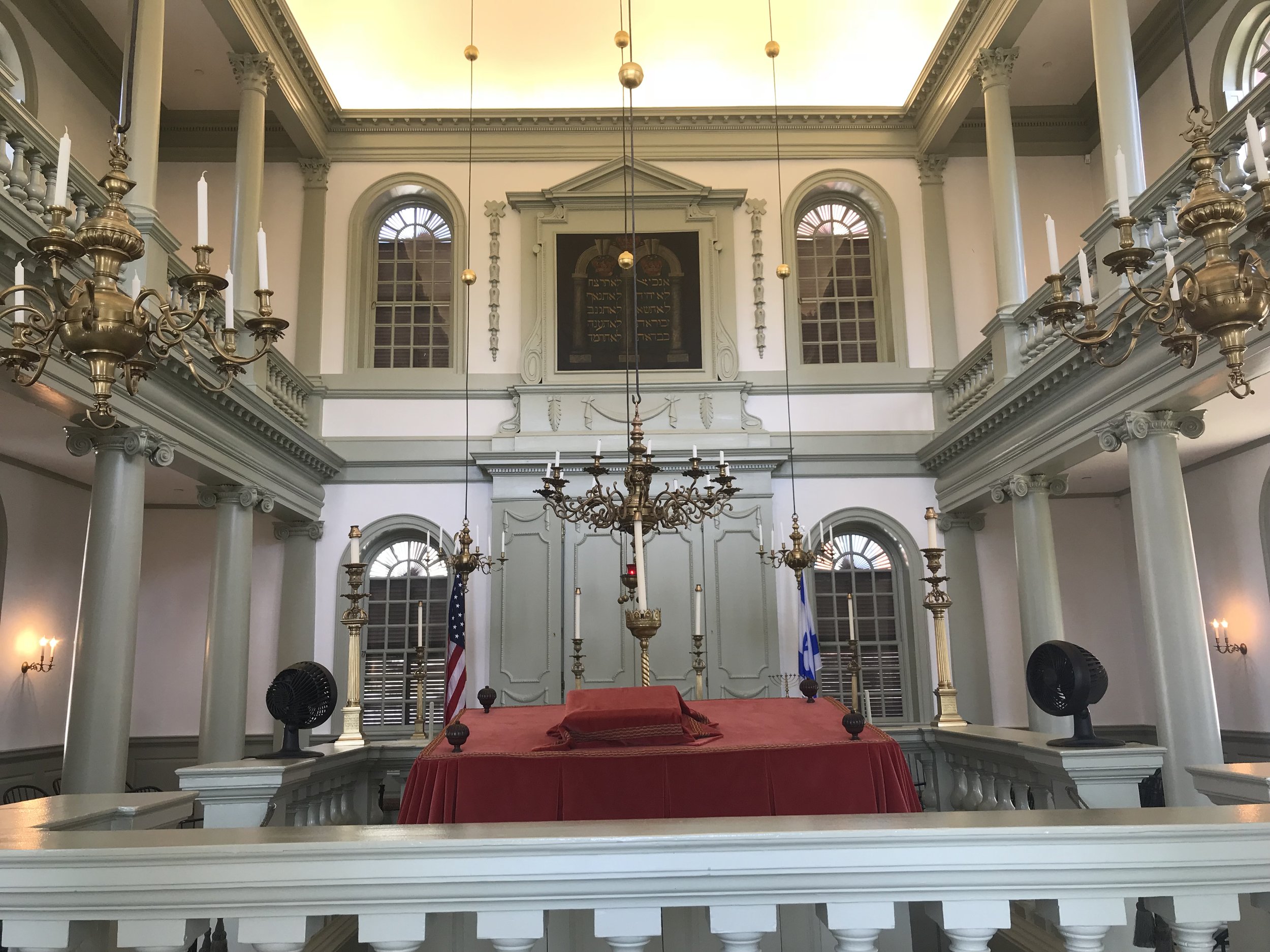  Touro Synagogue in Newport, R.I., still has an active, if small, congregation.      
