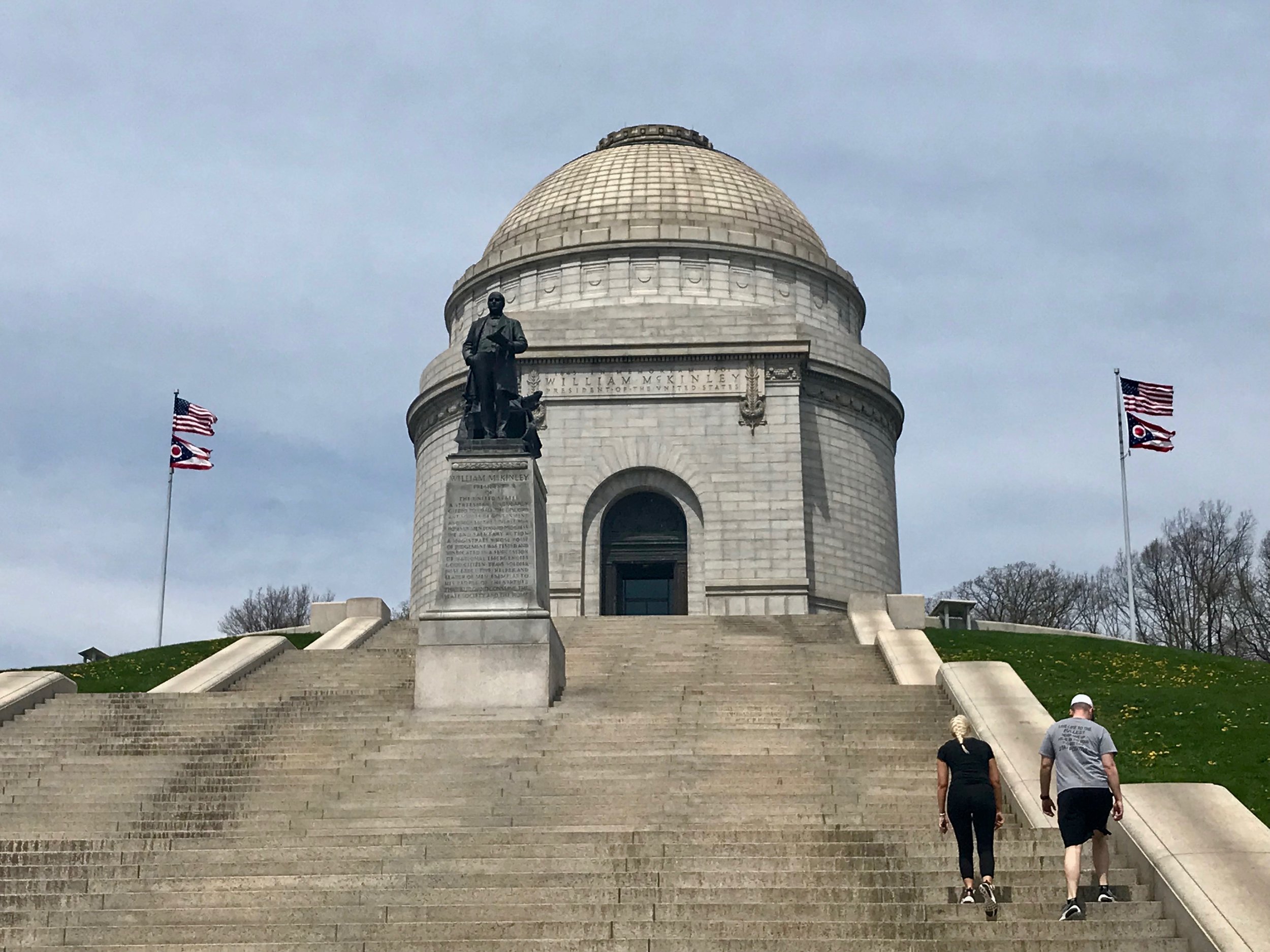  The tomb of former president William McKinley in Canton, Ohio. 