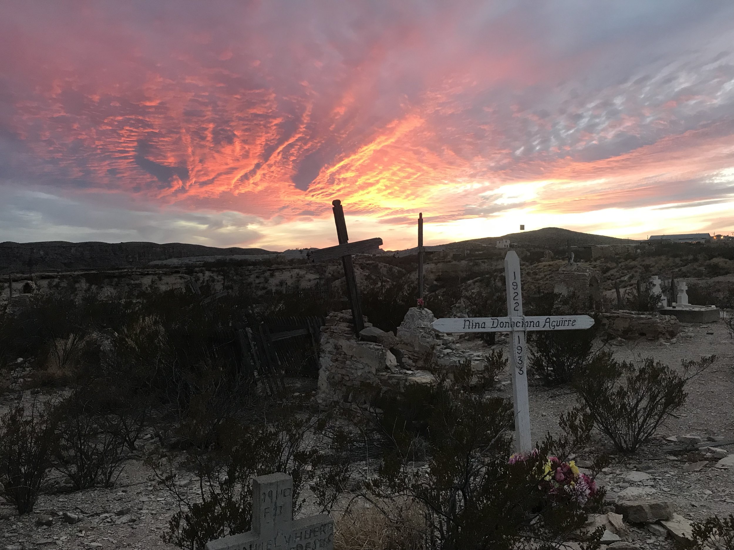  The cemetery in Terlingua, Texas, which calls itself a ghost town, is still active.      