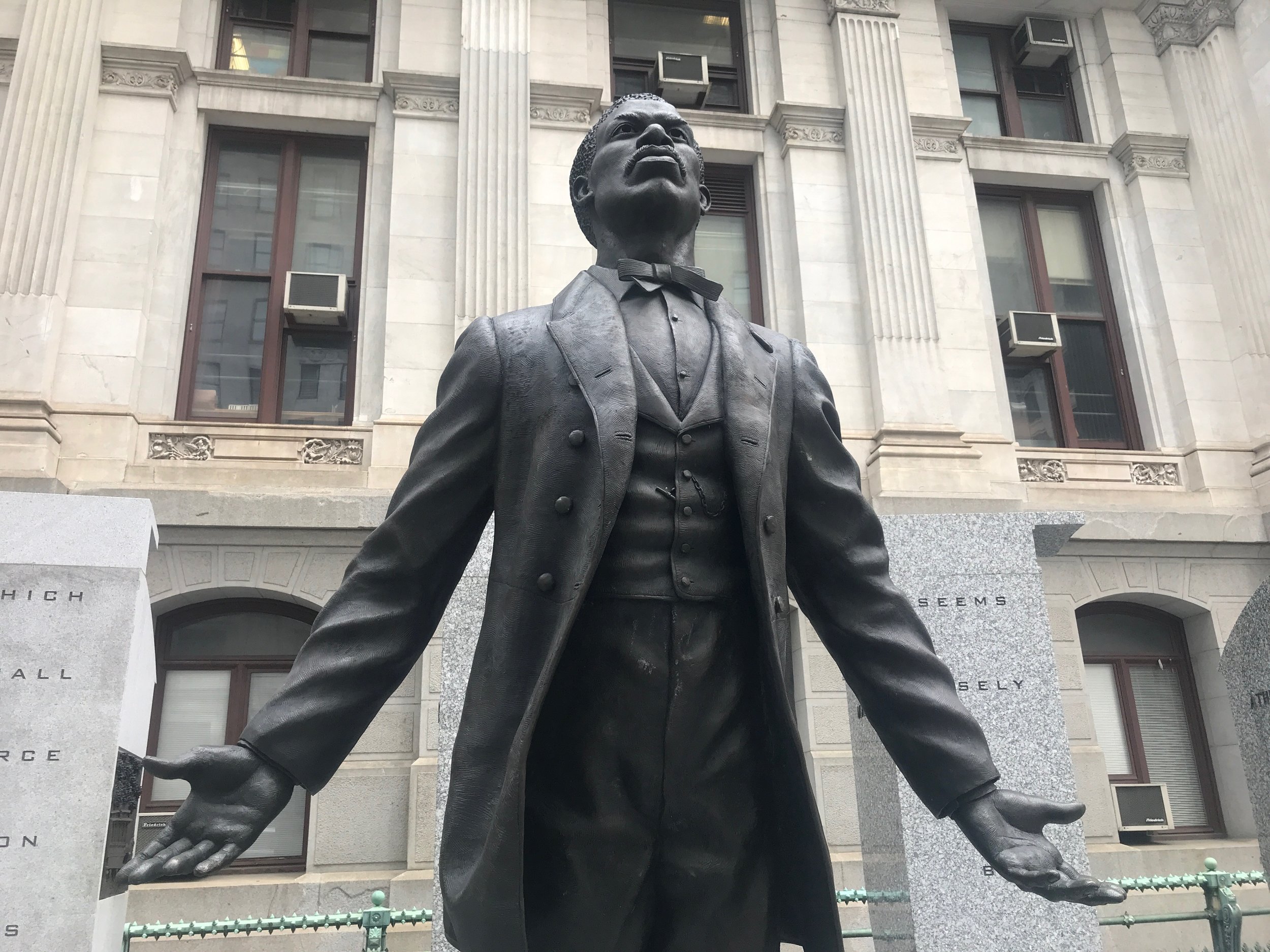  The new statue outside Philadelphia City Hall memorializes Octavius Catto, a civil rights activist who desegregated baseball a century before Jackie Robinson, refused to leave his seat on a trolley a century before Rosa Parks and was assassinated a 