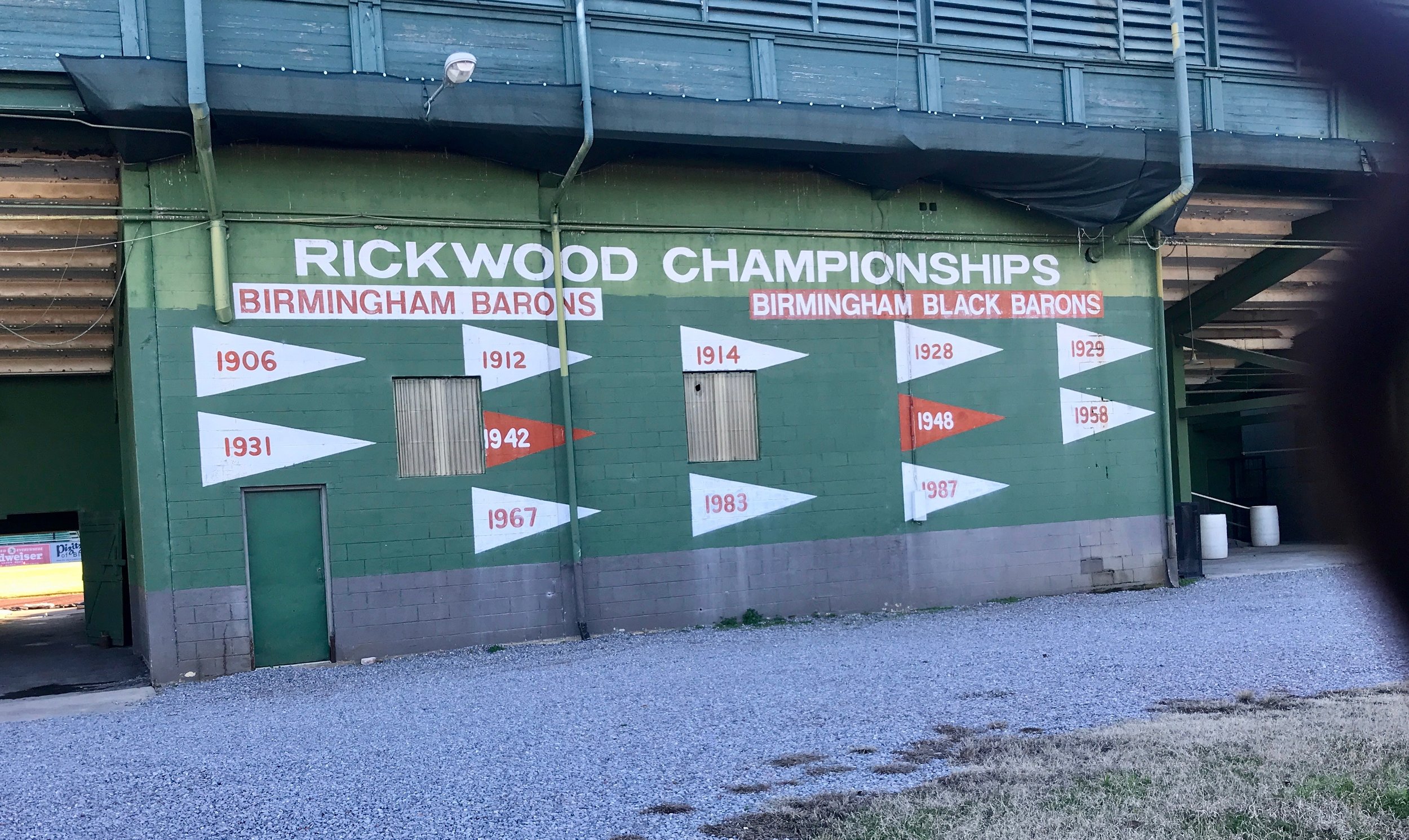  Rickwood Field in Birmingham, said to be the oldest pro baseball field still in existence. 