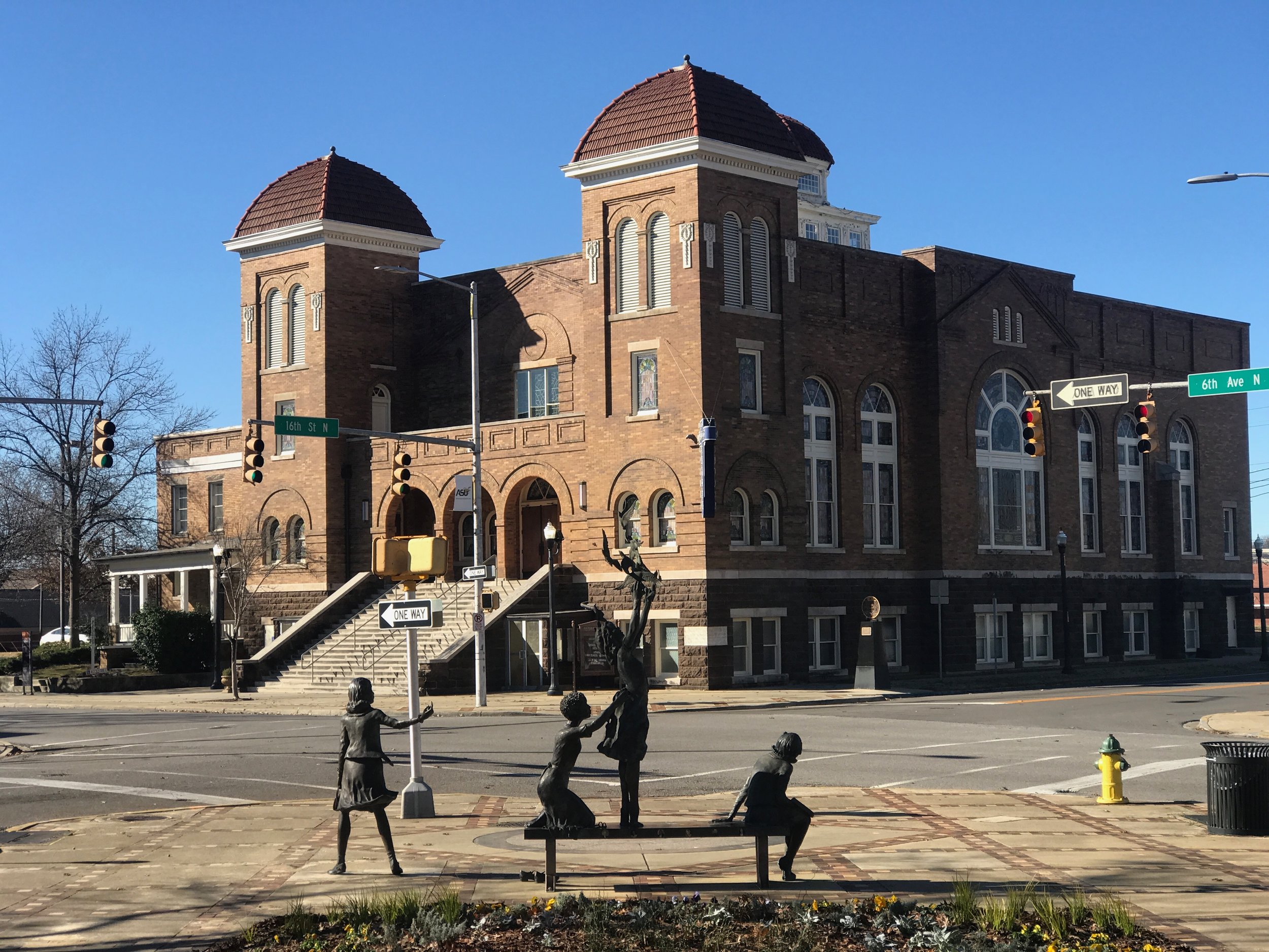  The 16th Ave. Baptist Church, where four girls were killed when a bomb went off during Sunday School. 