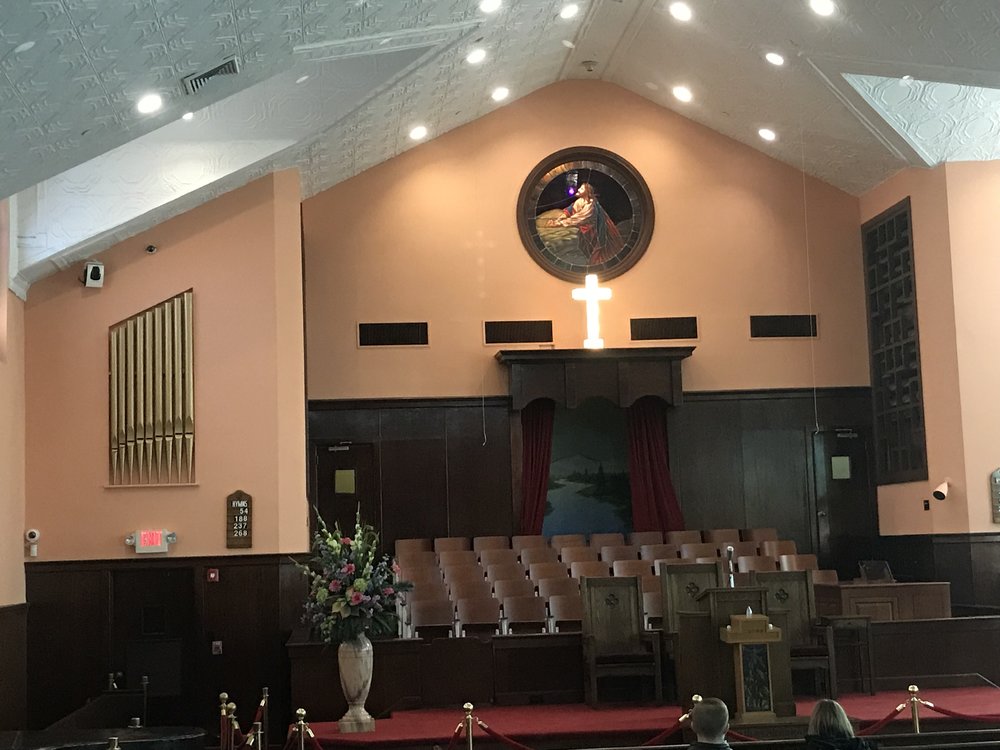  Inside the Ebenezer Baptist Church in Atlanta. 