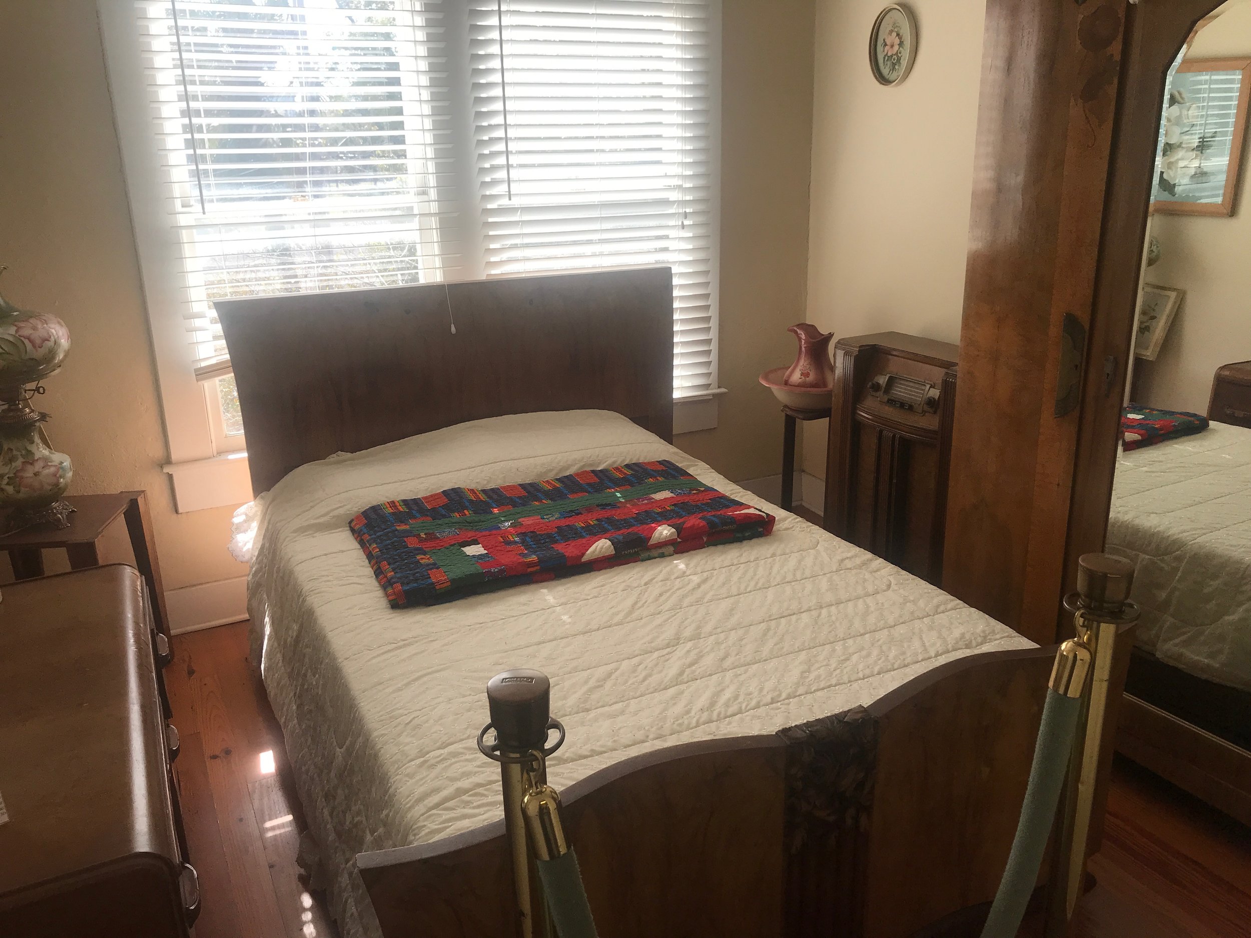  A room in the Wells’Built Hotel, as it would have looked when black travelers, barred from staying in Orlando’s white hotels, found refuge there.      