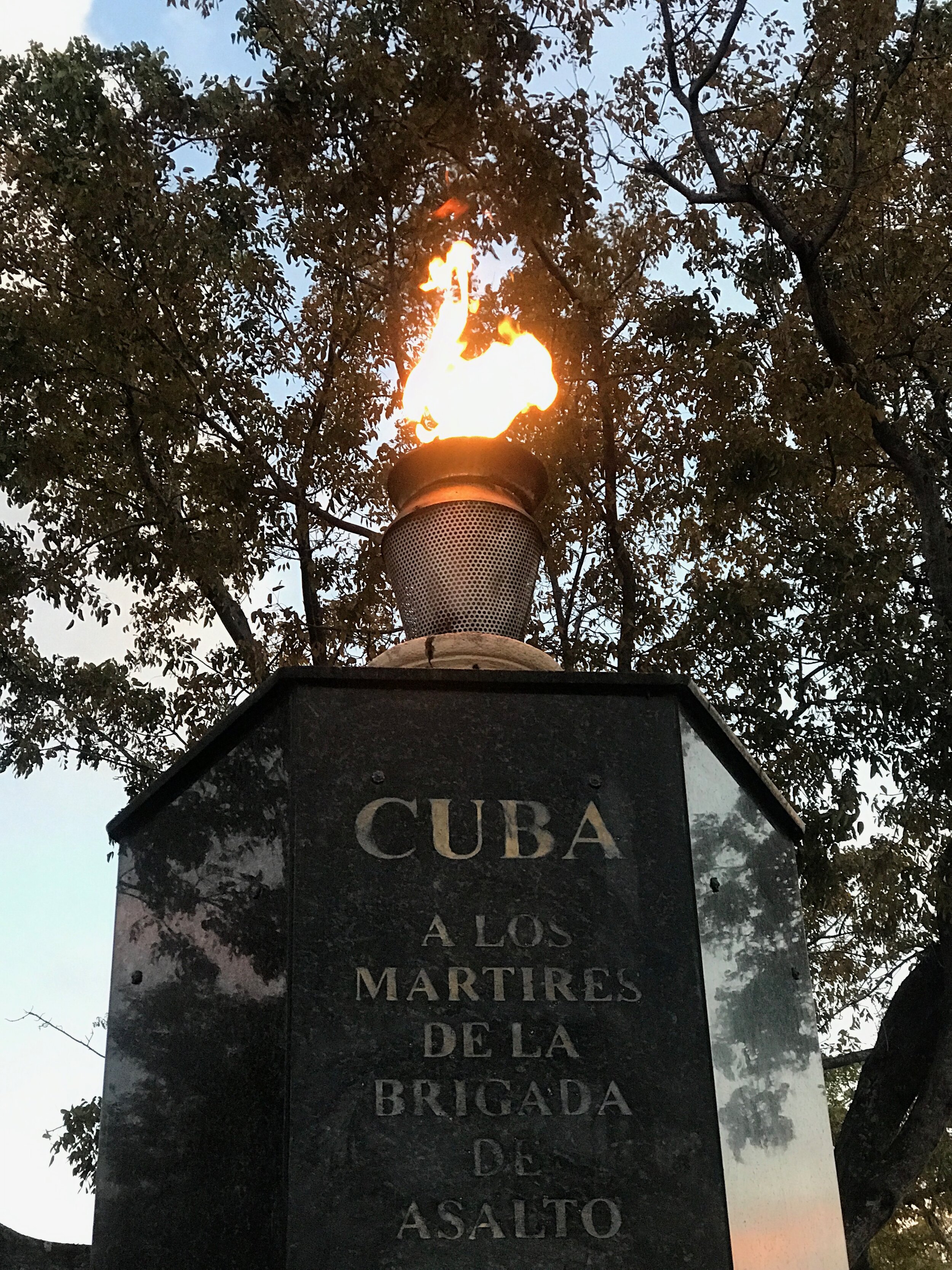  In Miami’s Little Havana, a flame still burns in memory of those killed at the Bay of Pigs. 
