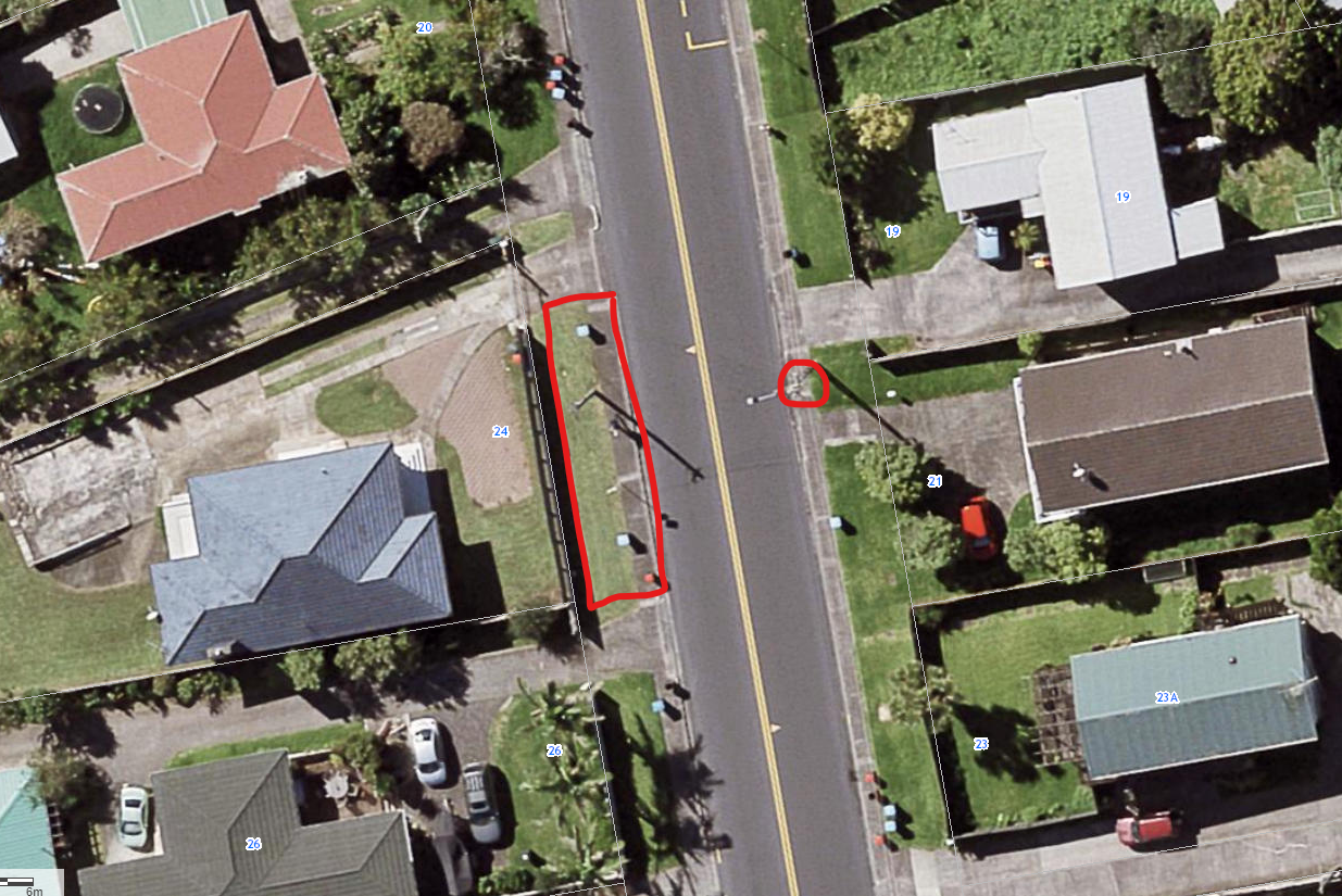 Example 2 - both sides of the road.