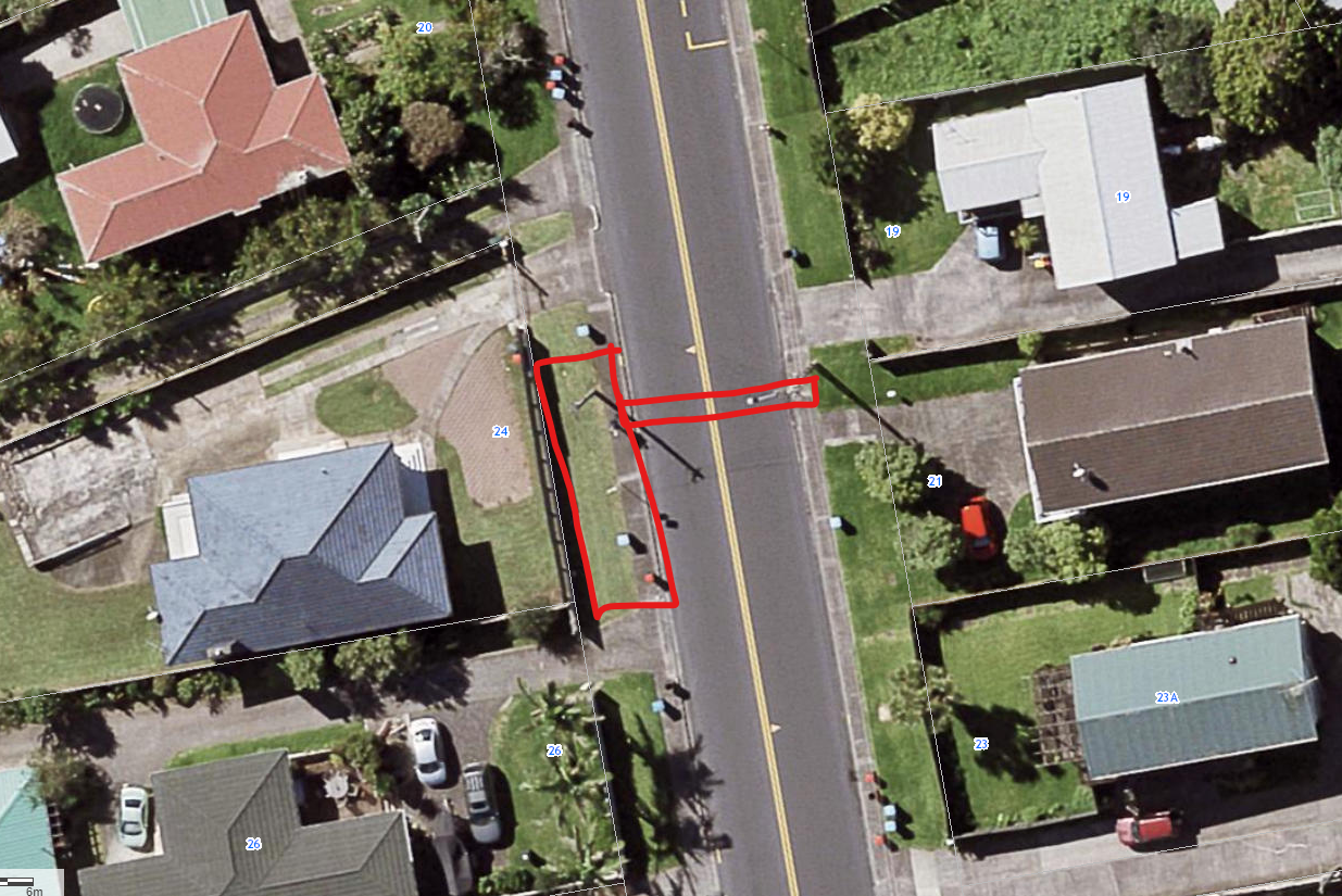 Example 3 - across entire road.