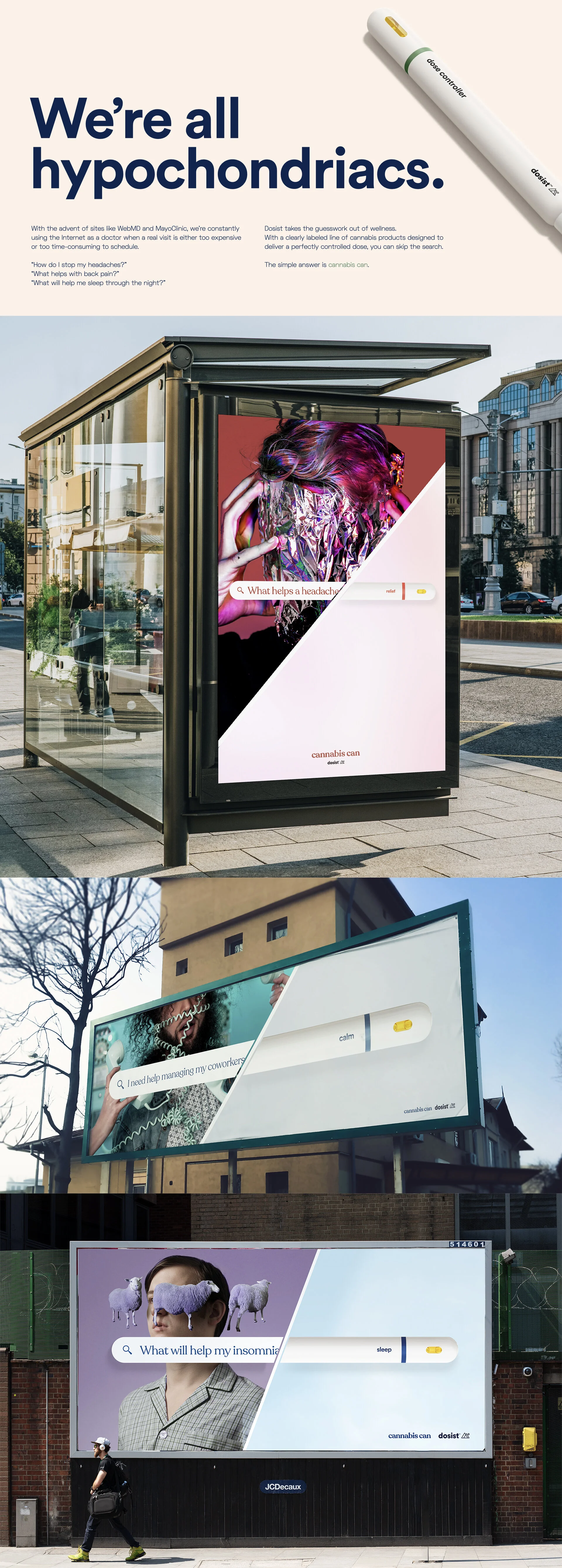      In addition to general placements, we can strategically use this construct in locations we know our audience is going to need a pick-me-up. The DMV.  Coming off a cross country flight. Towering over the interstate in the flow of morning commute 