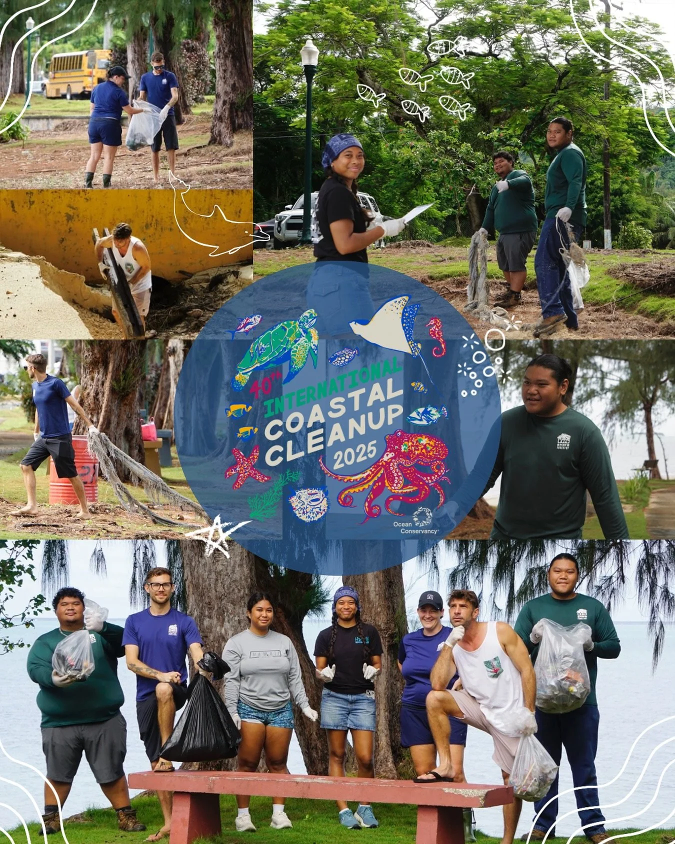 🩵 Our team participated in the 40th Annual International Coastal Clean Up (ICC) at Quartermaster Beach this morning! Every year, thousands of volunteers gather to remove trash and collect data that contributes to the world&rsquo;s largest database o