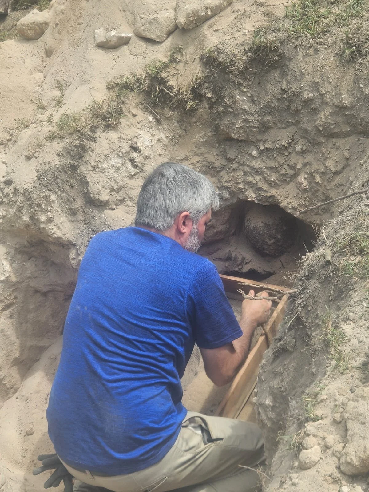 Archaeological surveys reveal a young Japanese soldier - the Chalan Laulau shoreline enhancement site is situated directly within the WWII Landing Beaches historic district.