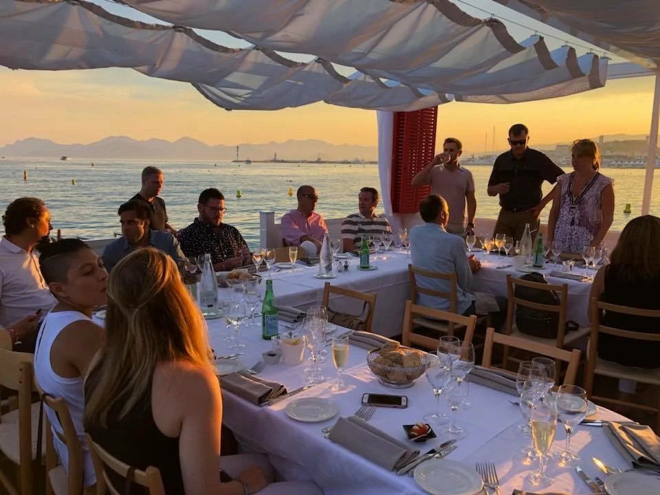 P_Cannes_dinner on jetty.JPG