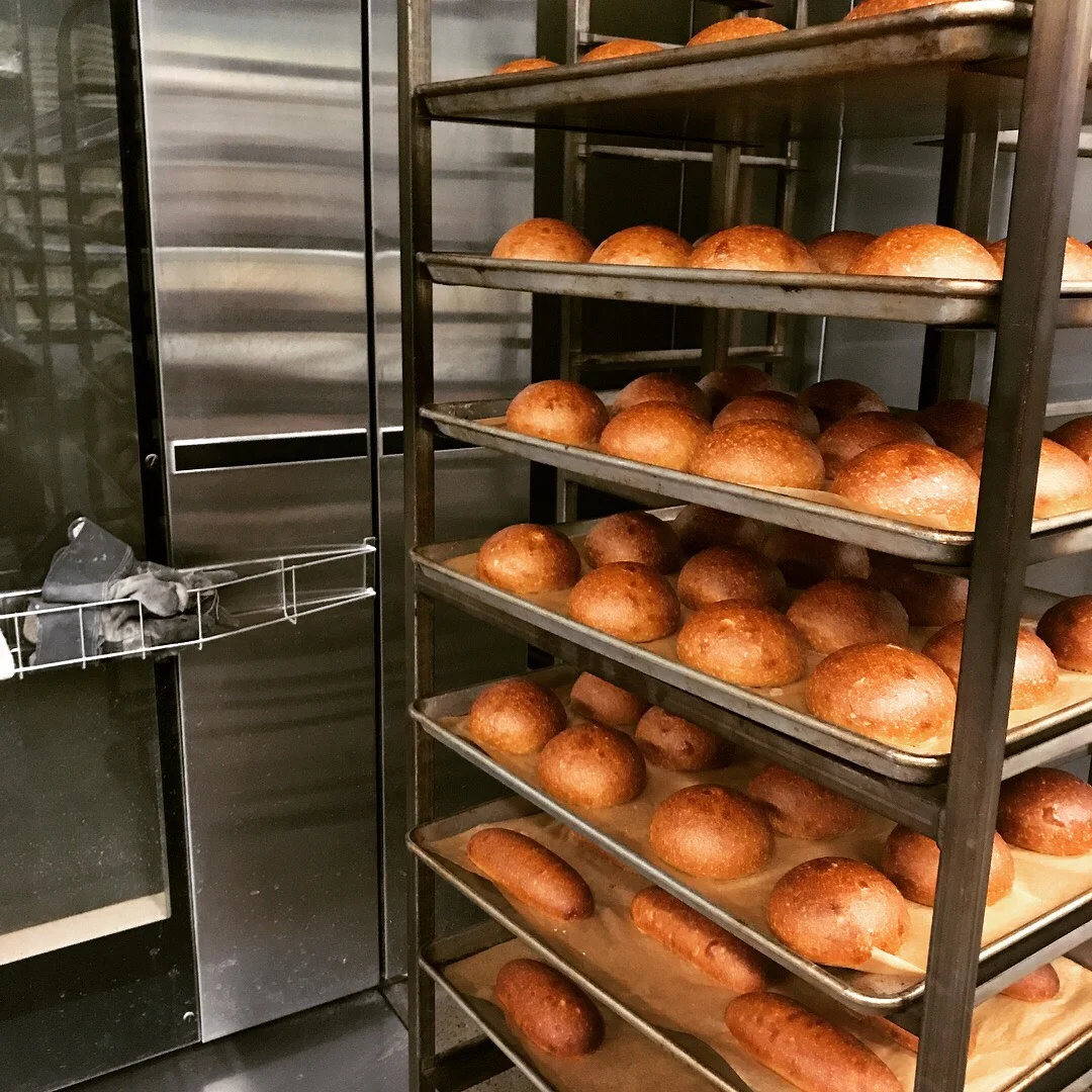 Freshly baked loaves