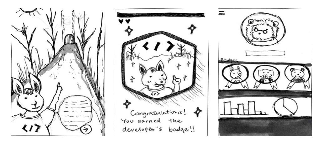 Early sketches 