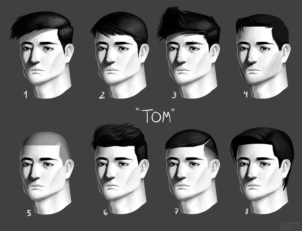 Supporting Character Hair Tests: Personal Comic