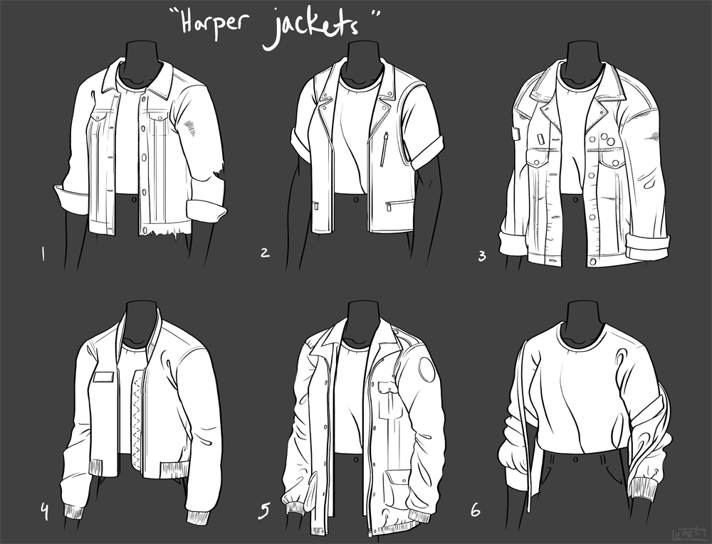 Jacket tests: Personal Comic Project