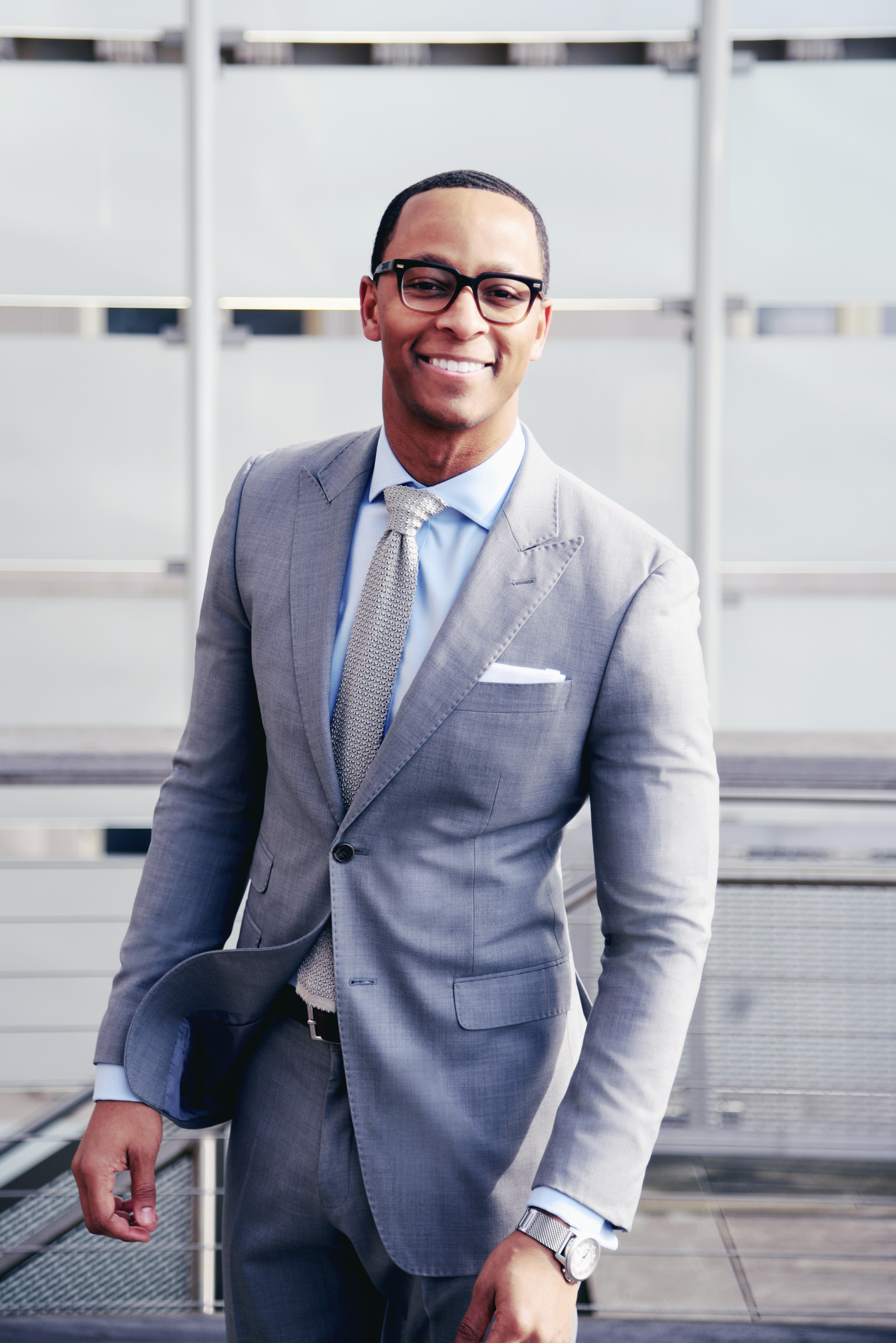 The Grey Power Suit