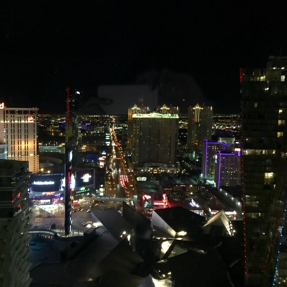 Our view of the strip!