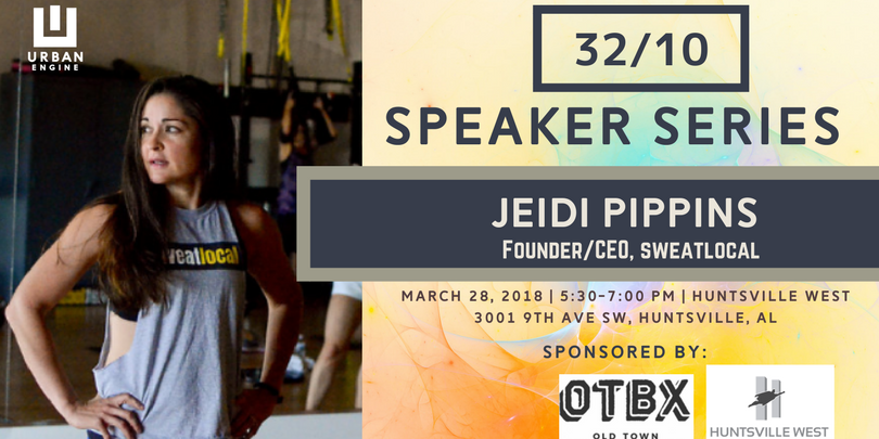 Urban Engine Presents 32/10 Jeidi Pippins Speaker Series