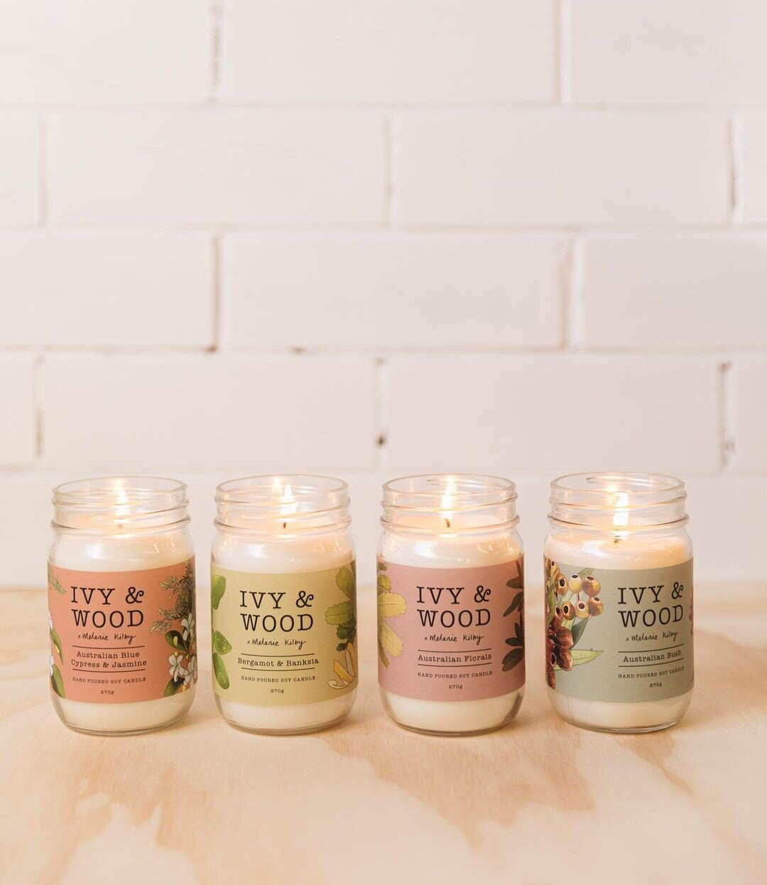 The lovely Australiana Collection of Ivy &amp; Wood Candles are back in store. ❤